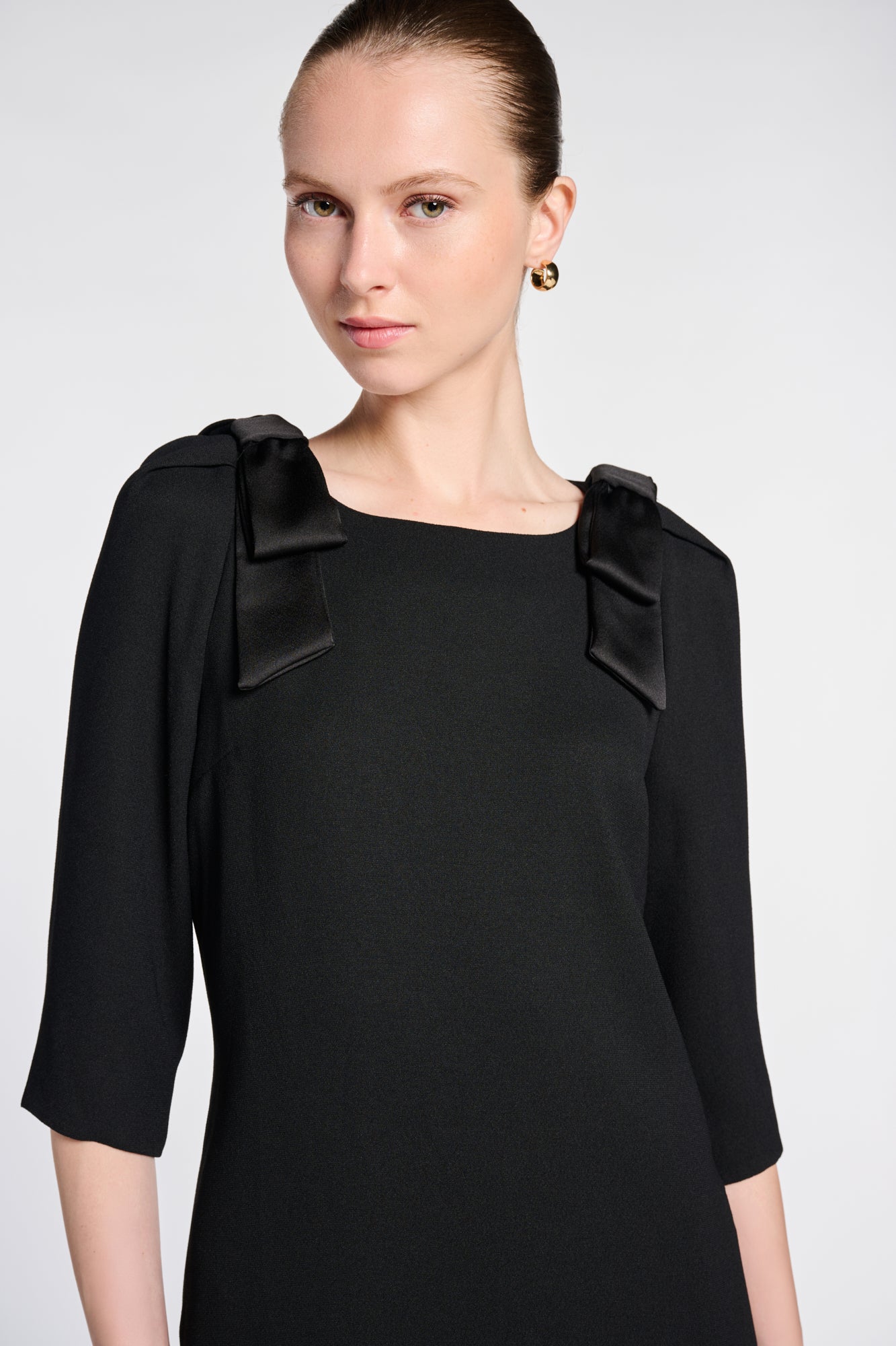 Robe cocktail envers satin