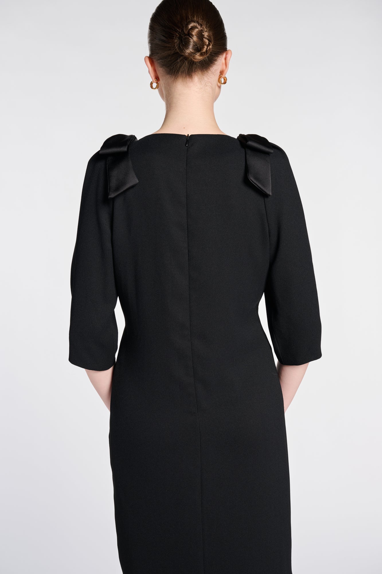 Robe cocktail envers satin