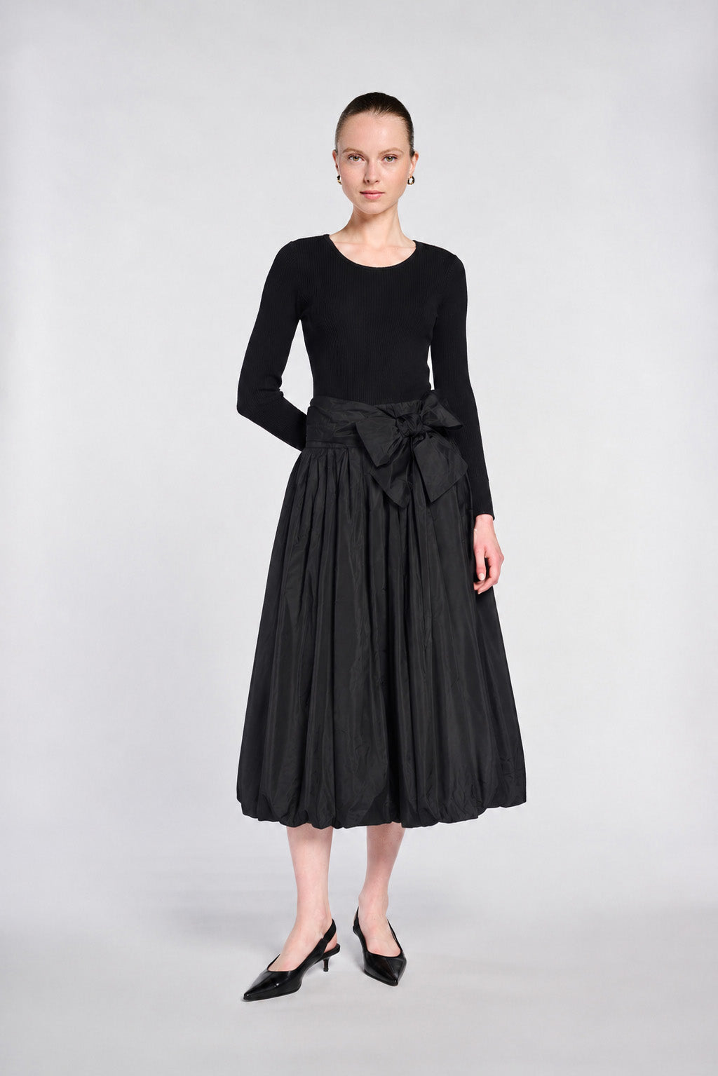 Long two-tone dress