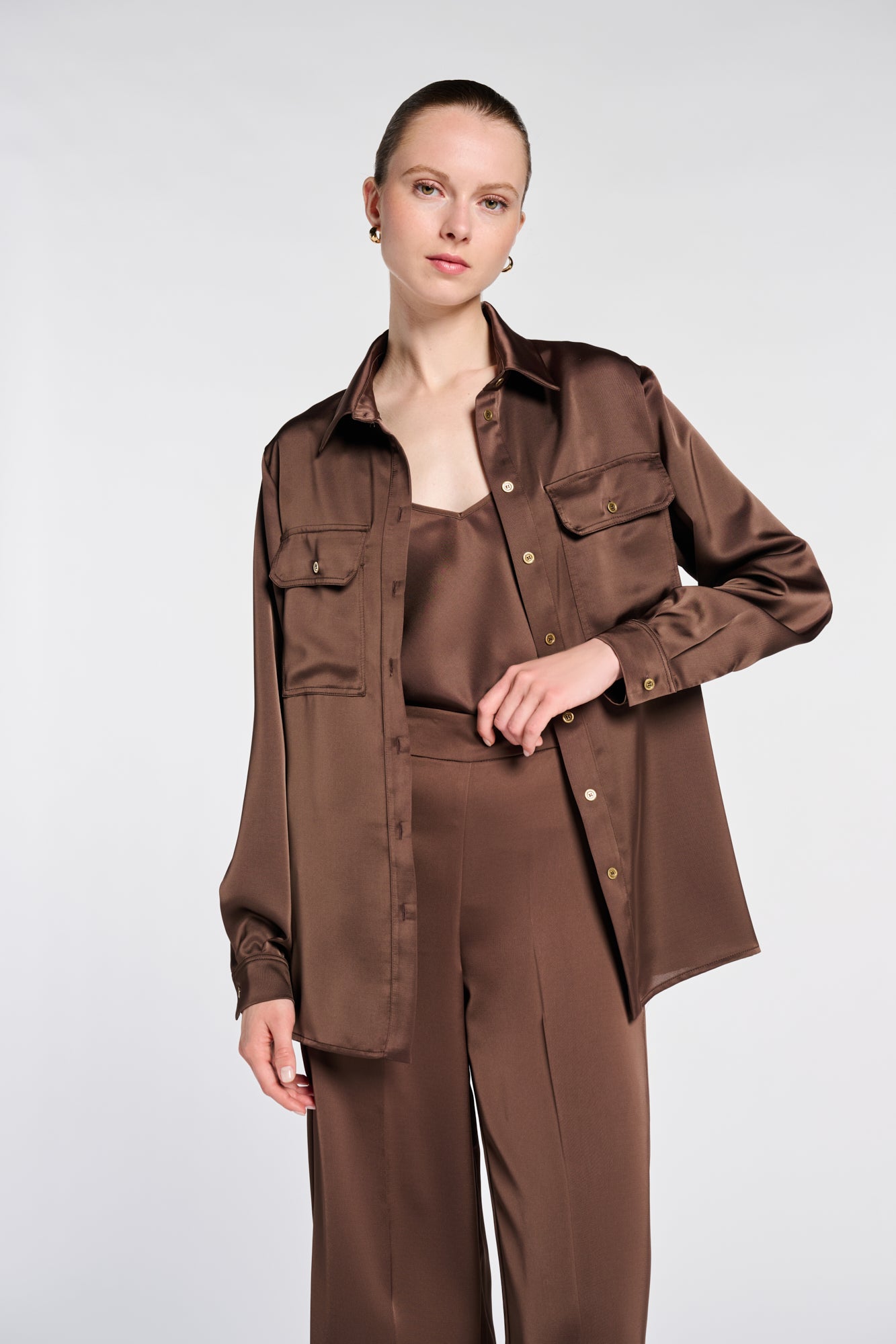 Chemise en satin