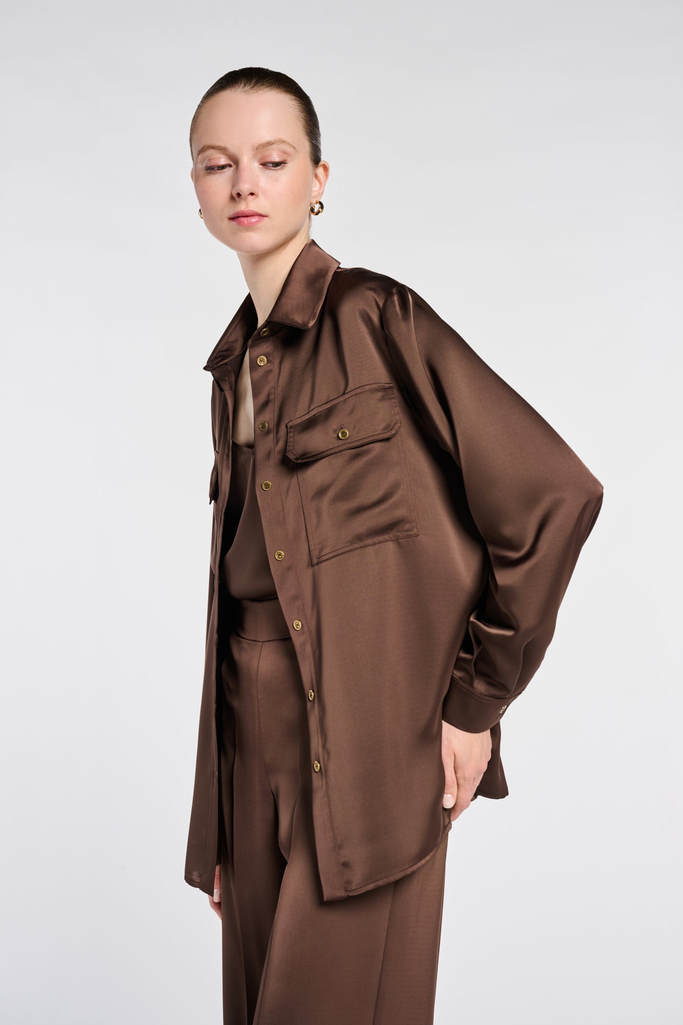 Chemise en satin
