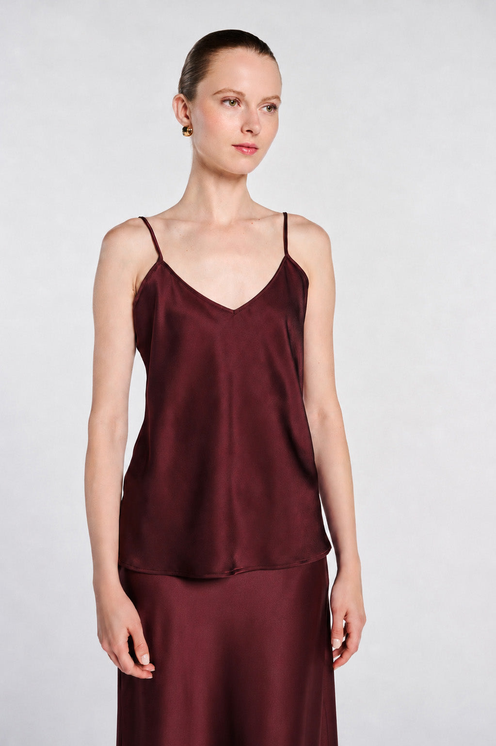 Satin tank top
