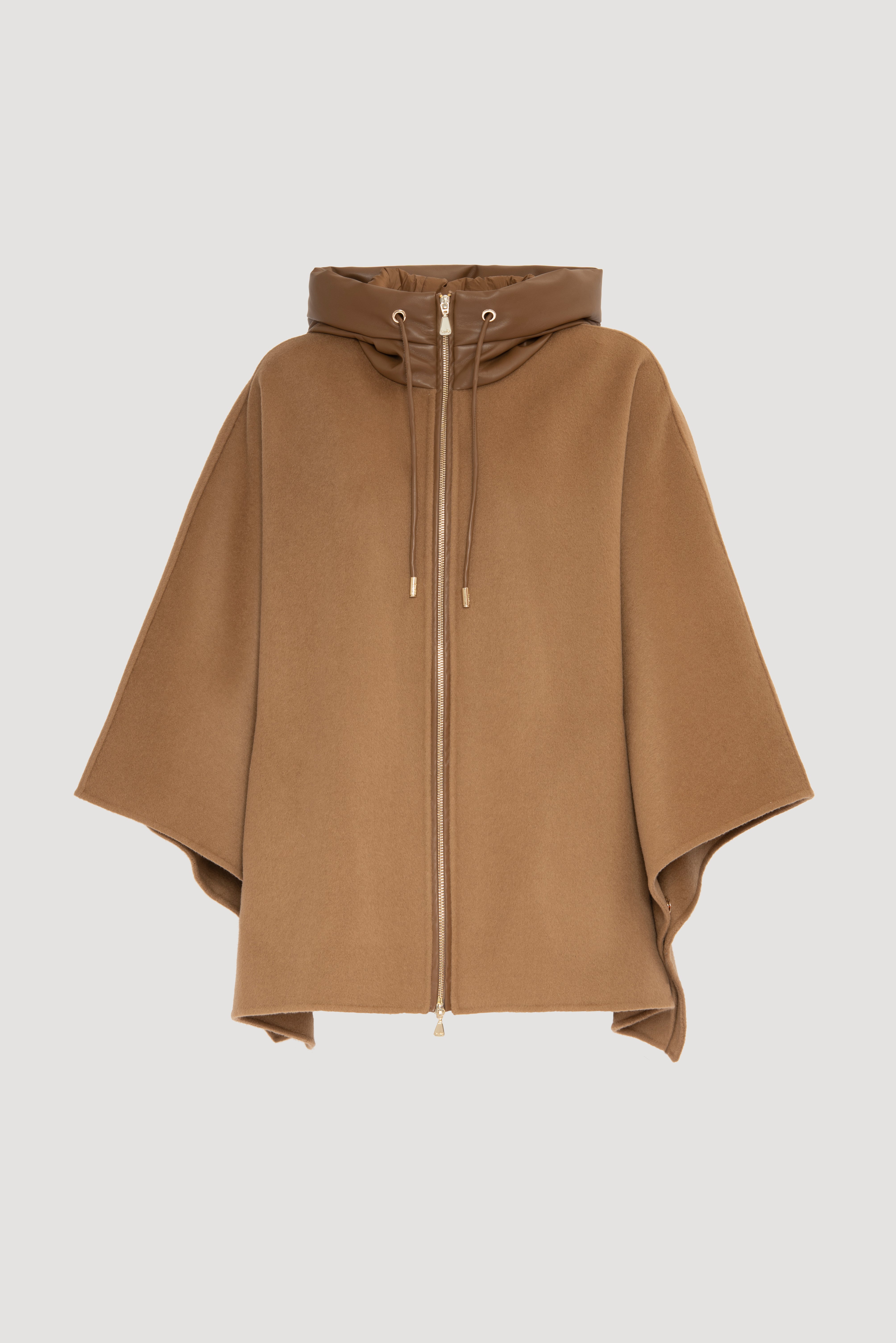 Cape double face à capuche