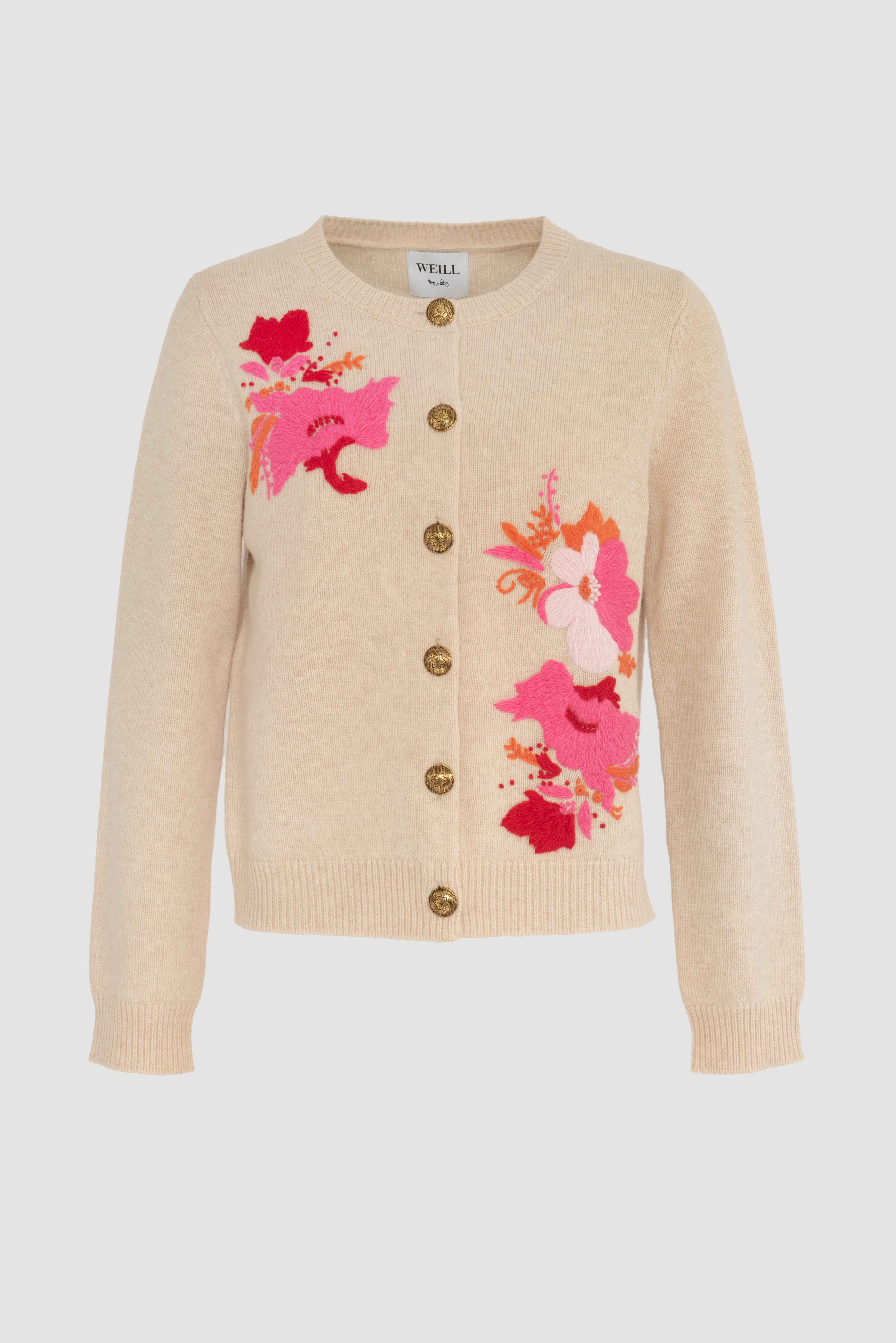 Embroidered cardigan