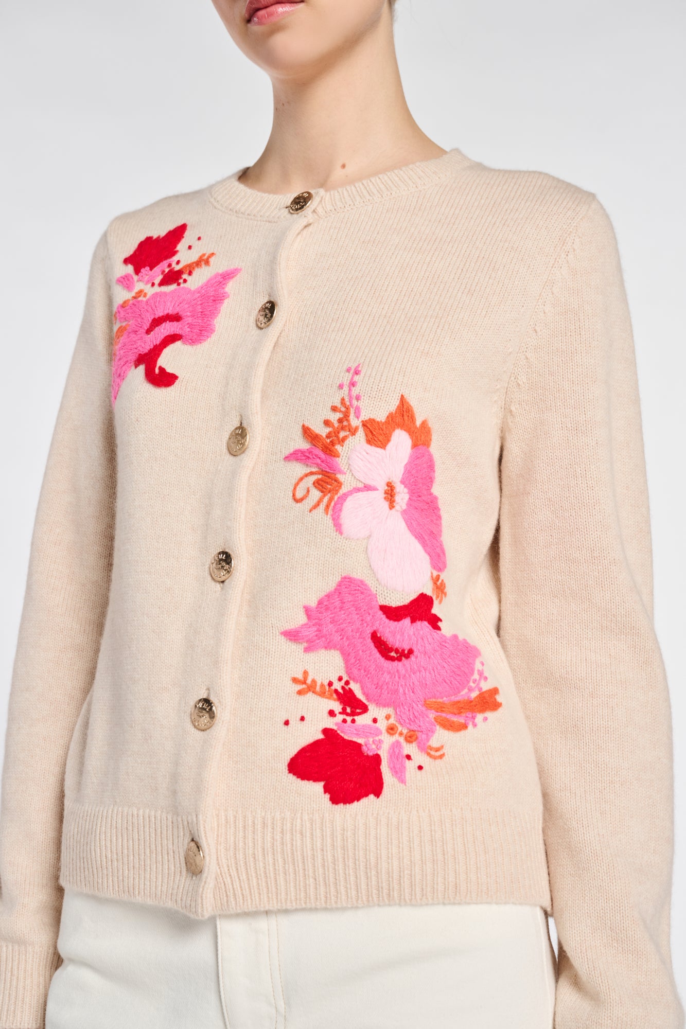 Cardigan brodé