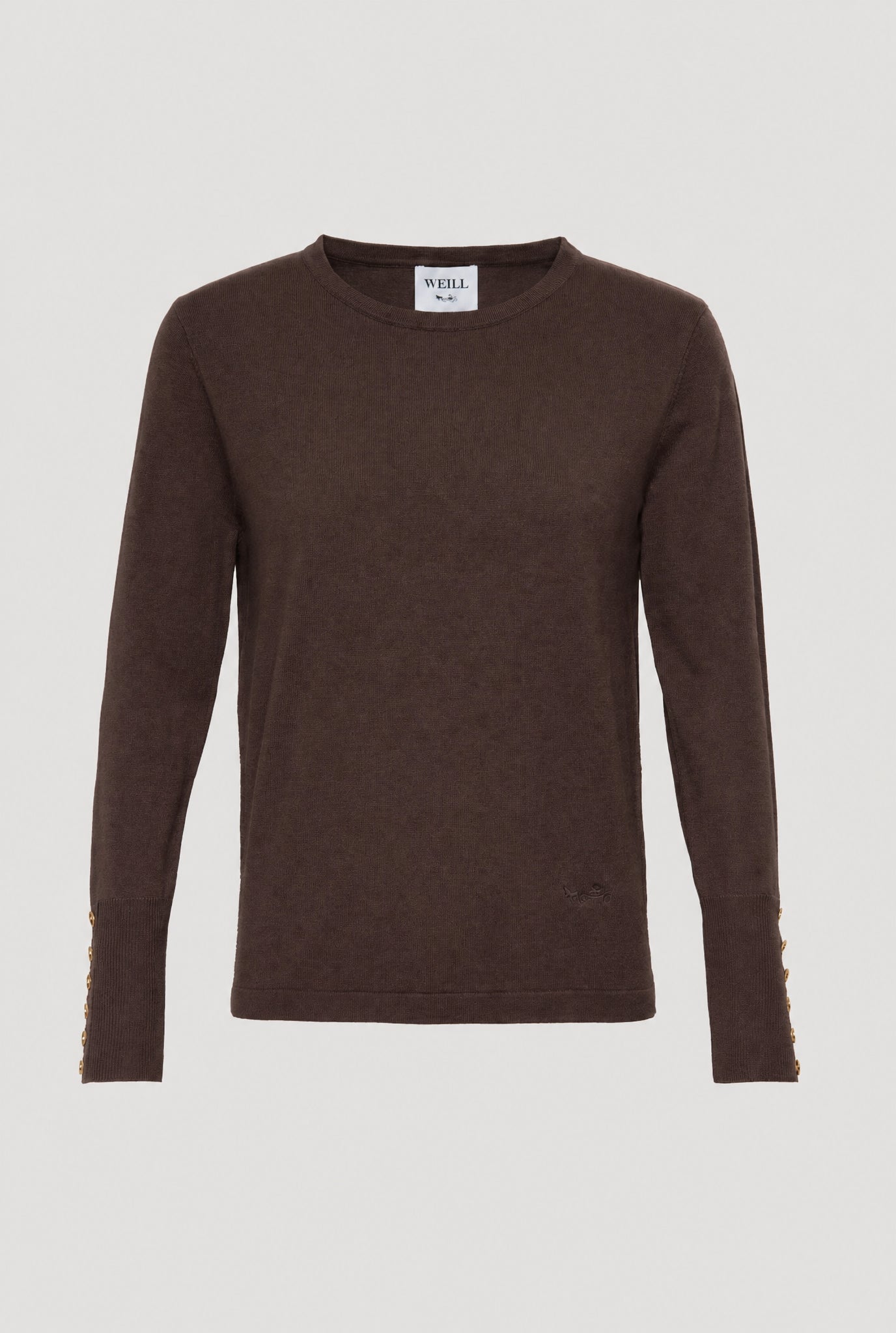 Silk and cashmere crew-neck sweater
