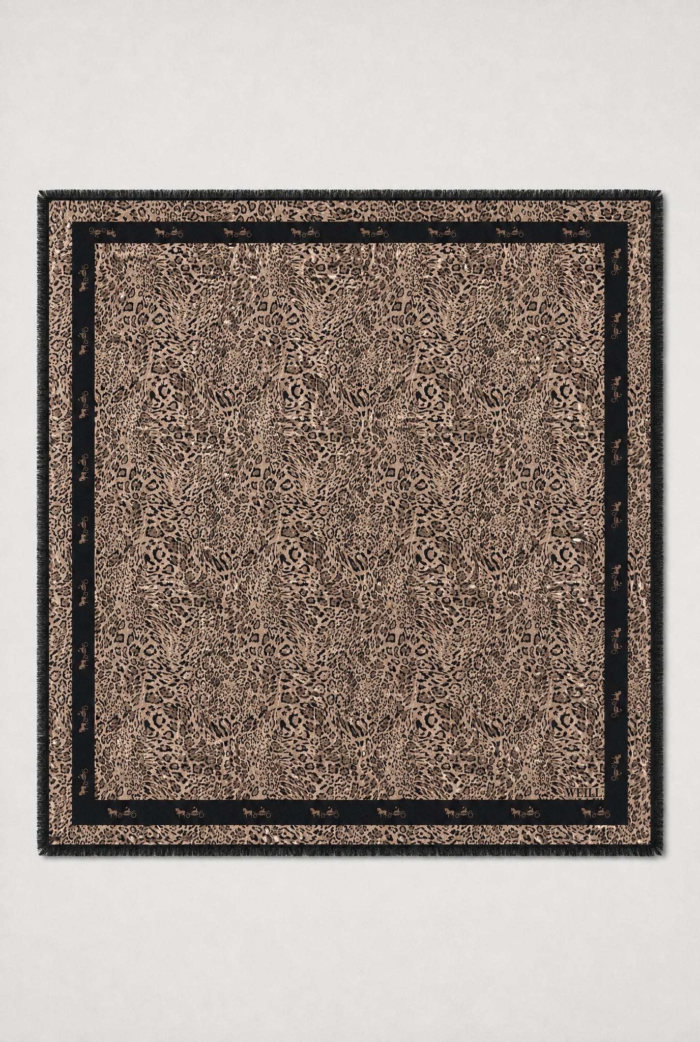 Wool and silk scarf