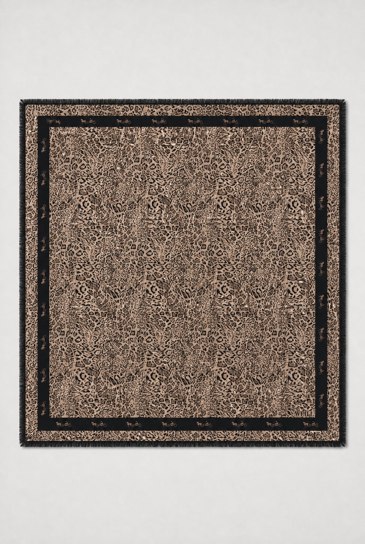 Foulard en laine et soie