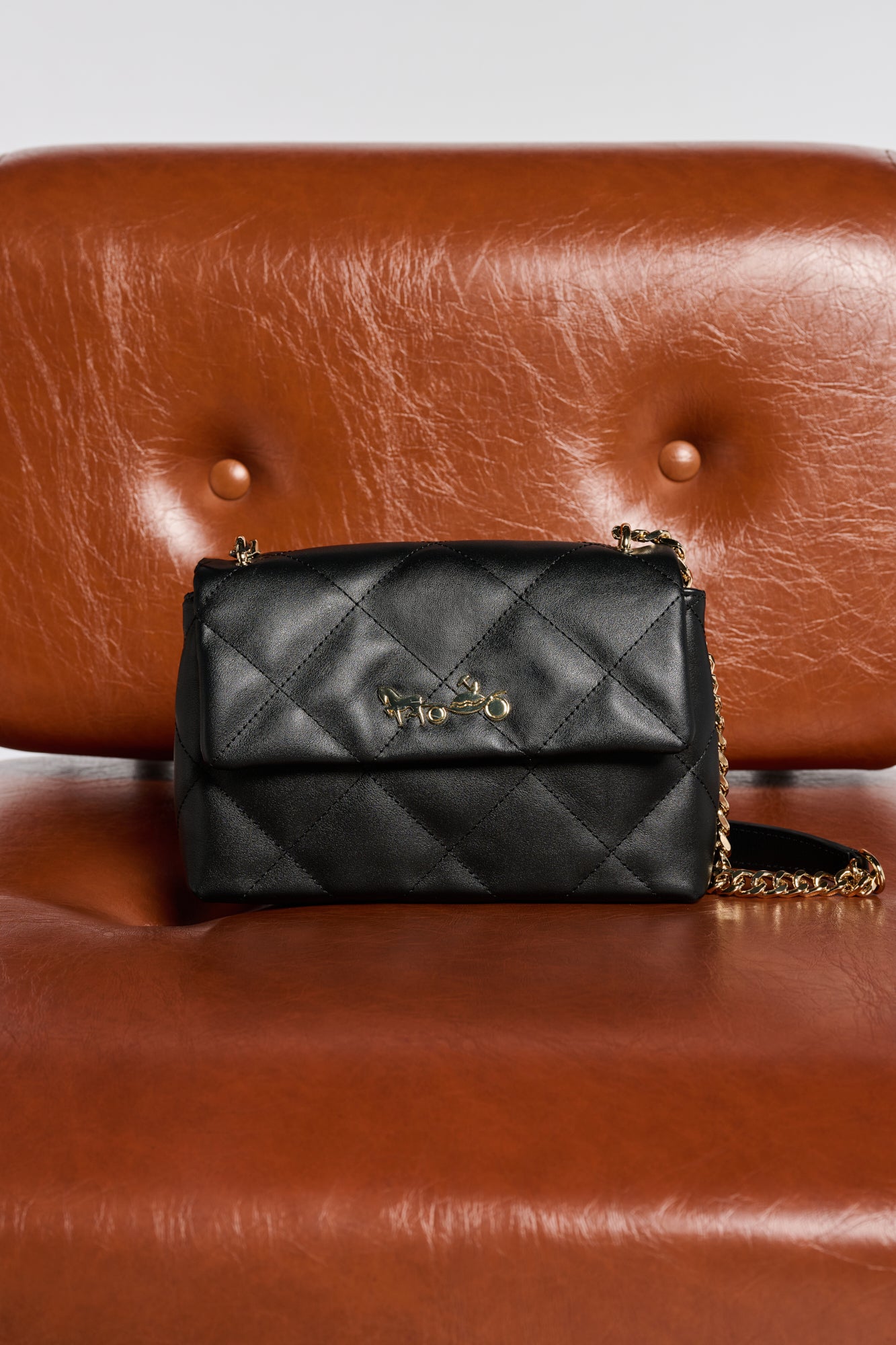 Sac Romy en cuir matelassé