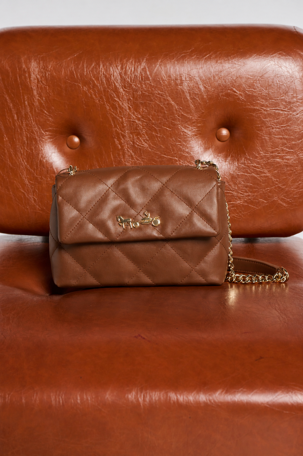 Sac Romy en cuir matelassé
