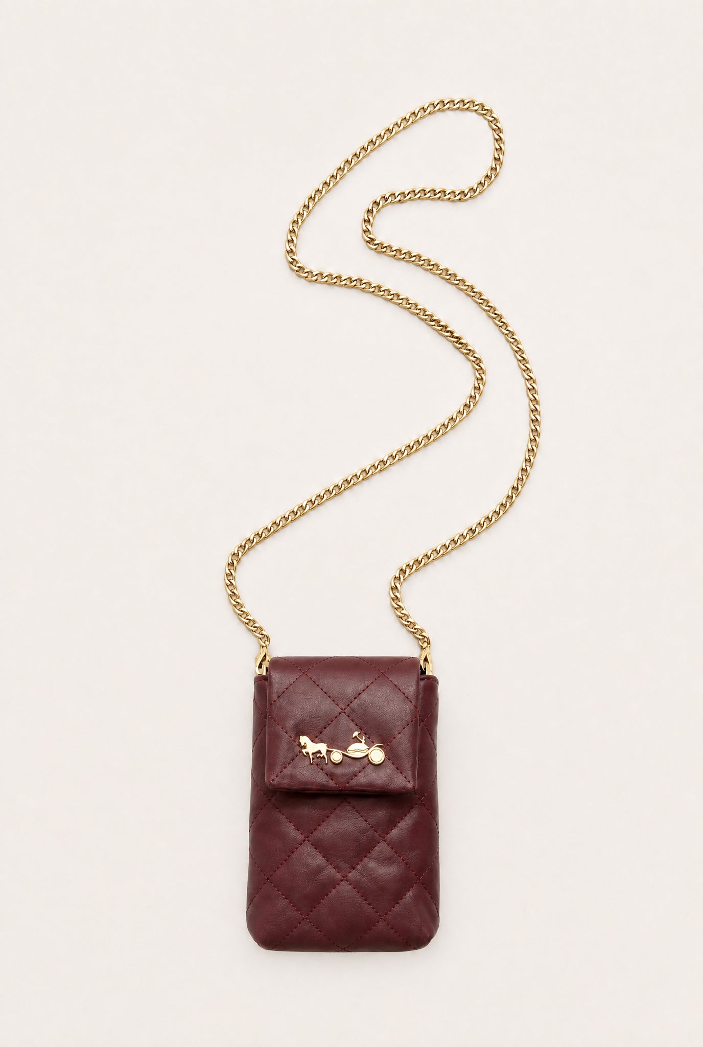 Pochette en cuir Romy
