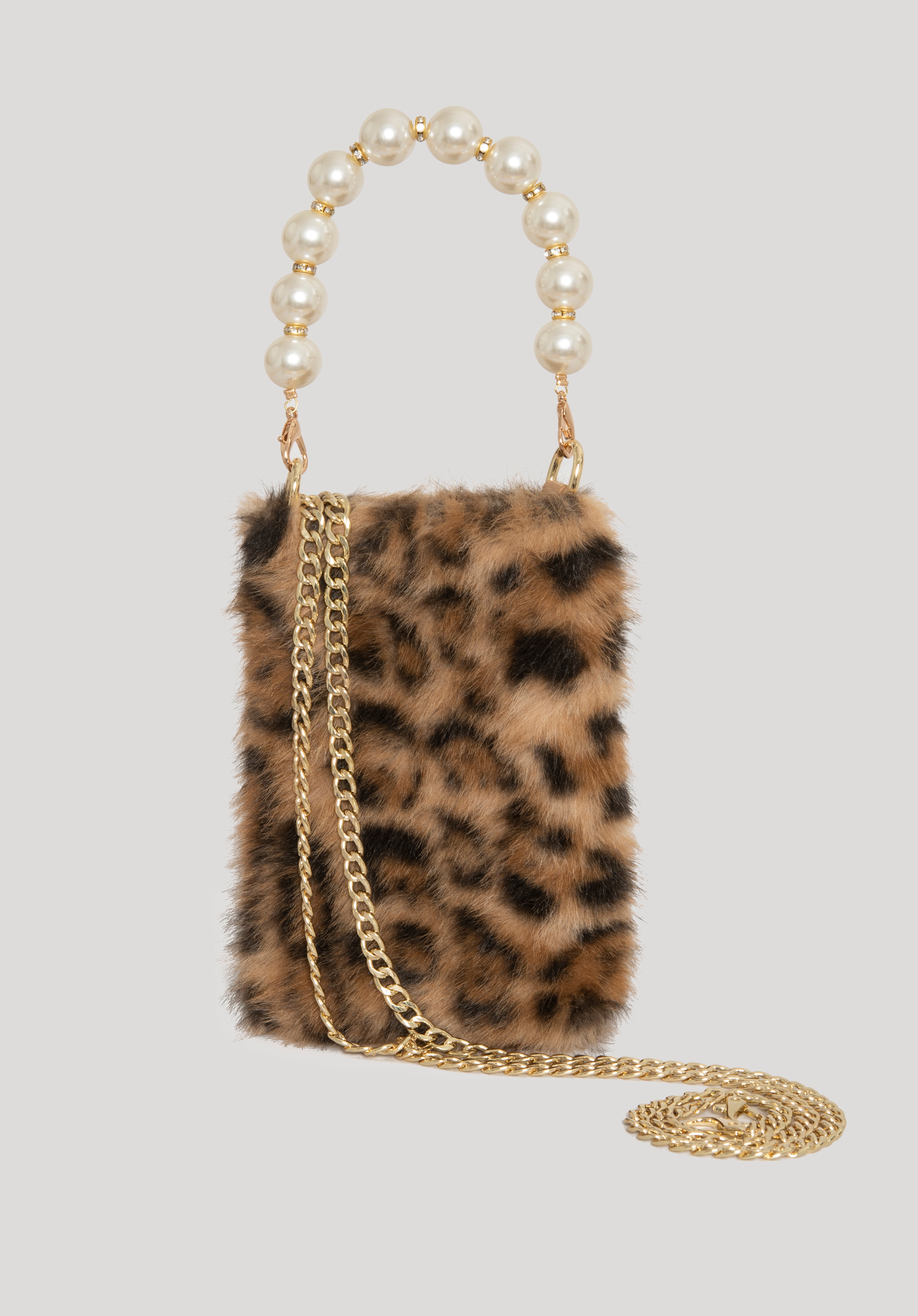 Pochette Aurore en eco-fourrure
