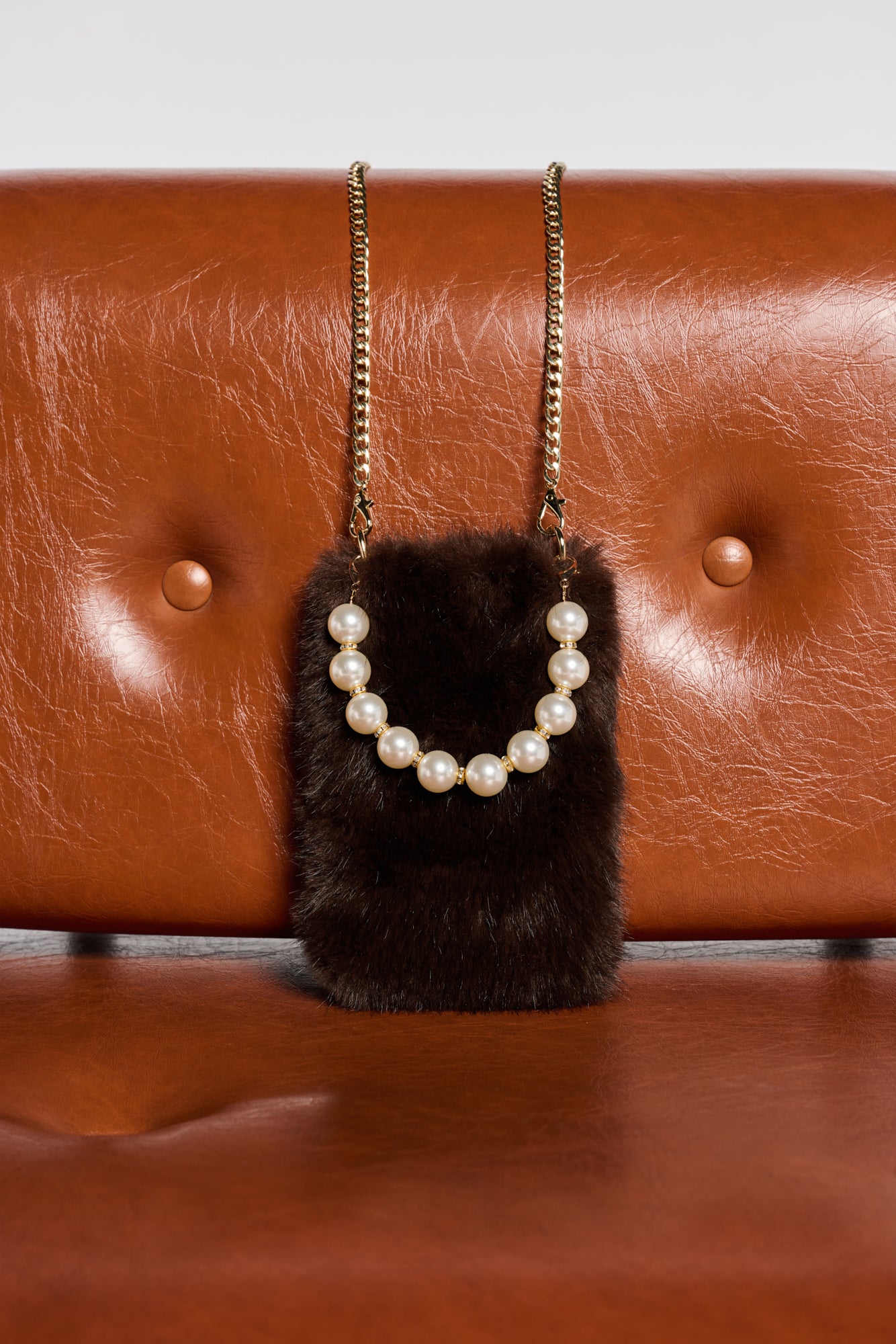 Pochette Aurore en eco-fourrure