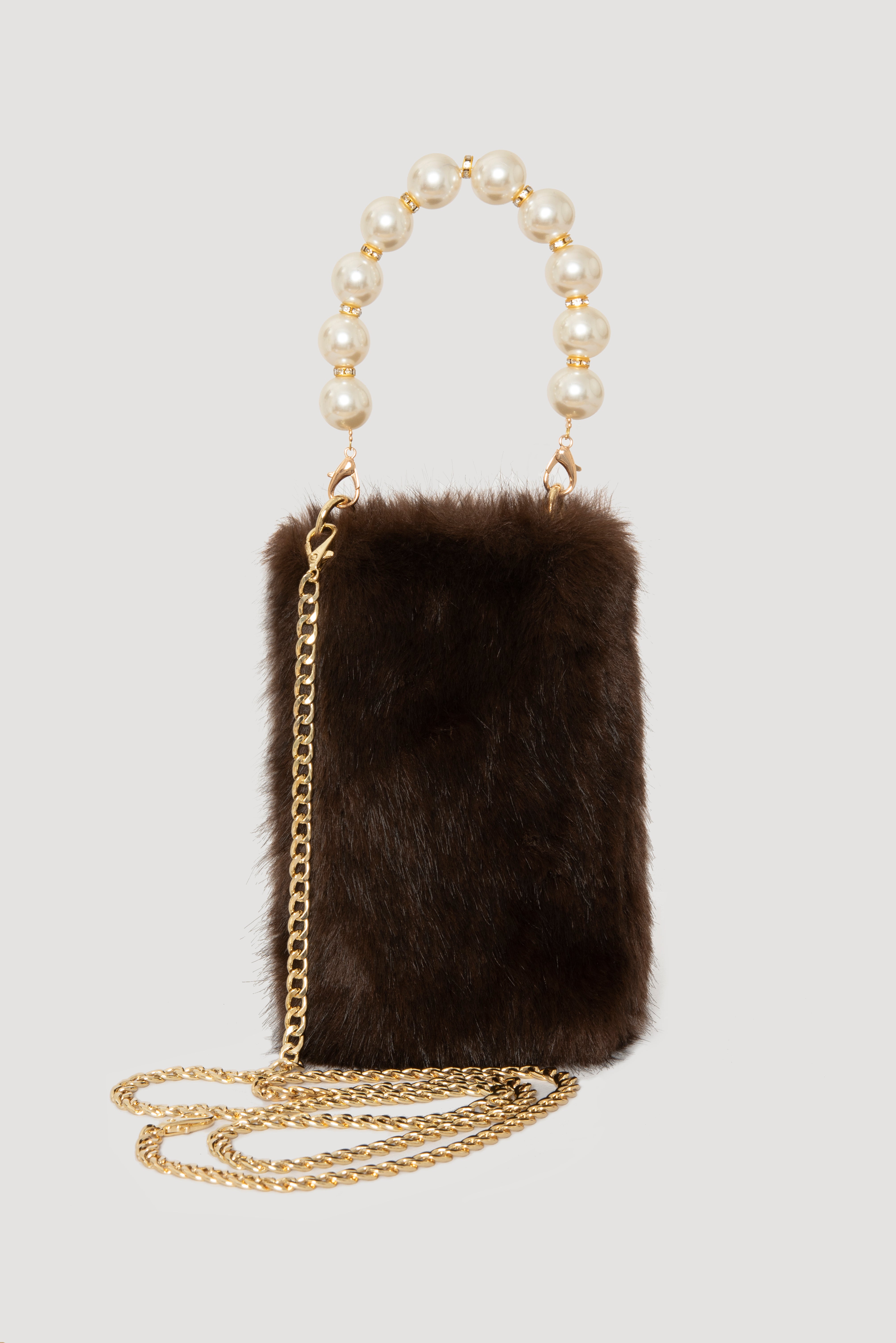 Pochette Aurore en eco-fourrure