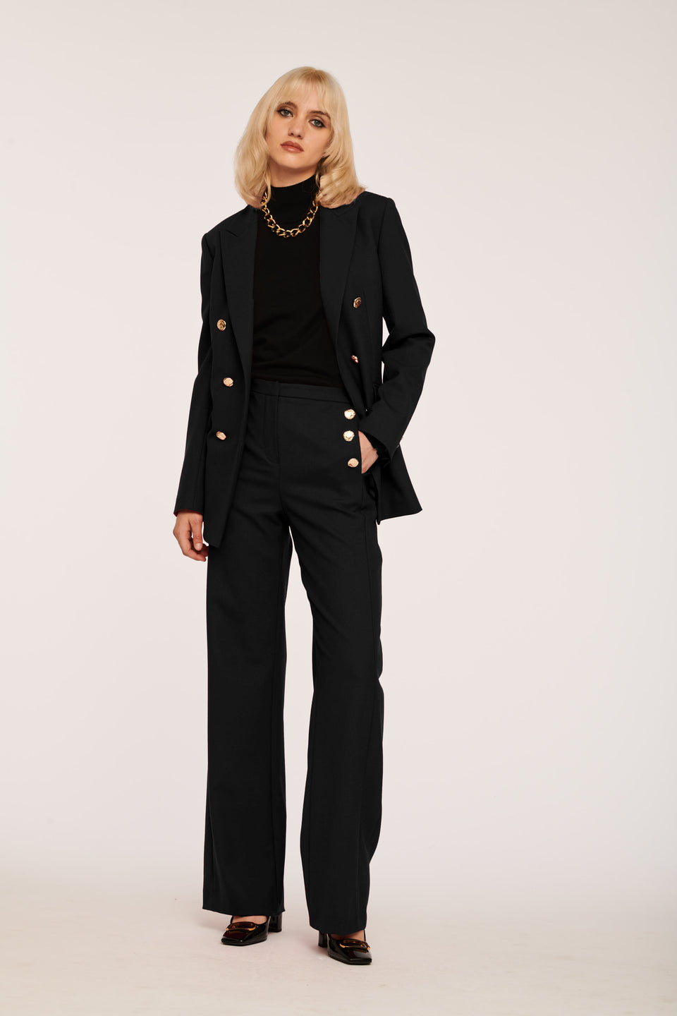 Veste blazer en laine