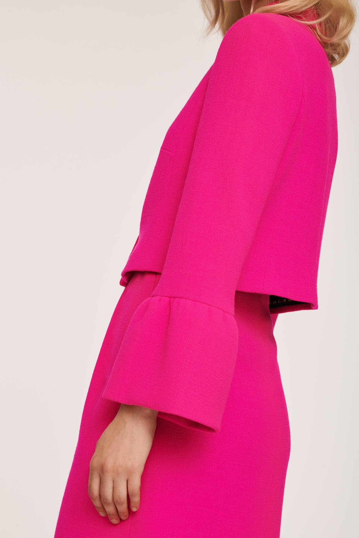 Veste en crêpe de laine
