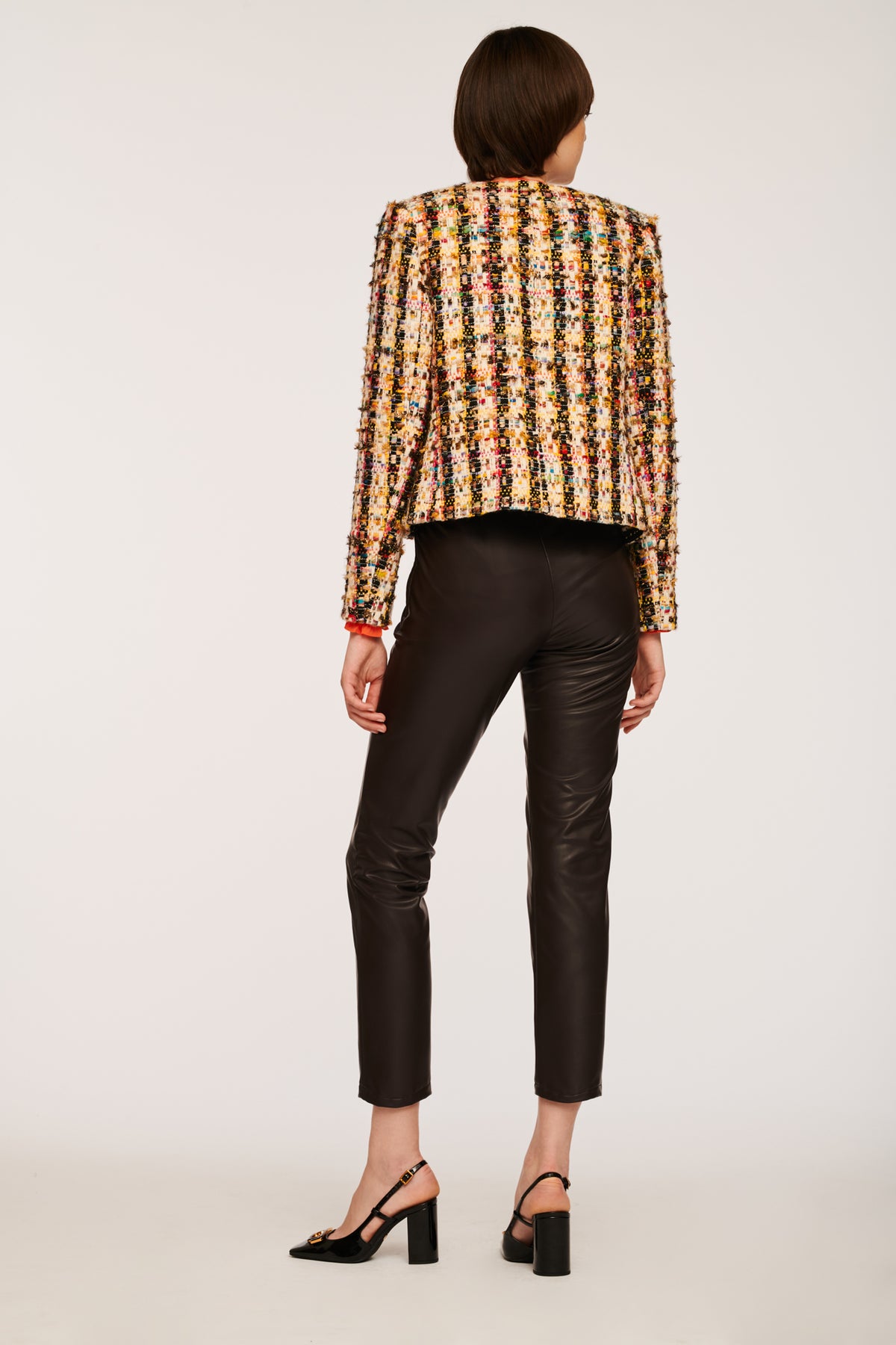 Veste en tweed fantaisie