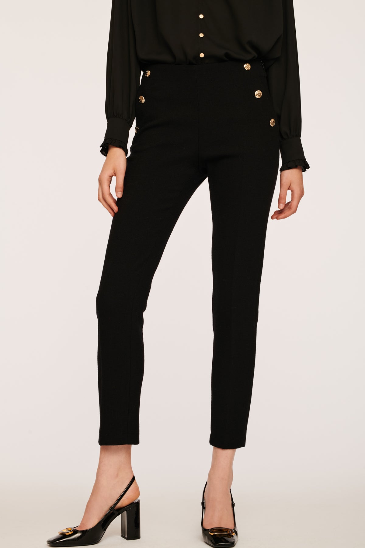 Pantalon crêpe de laine