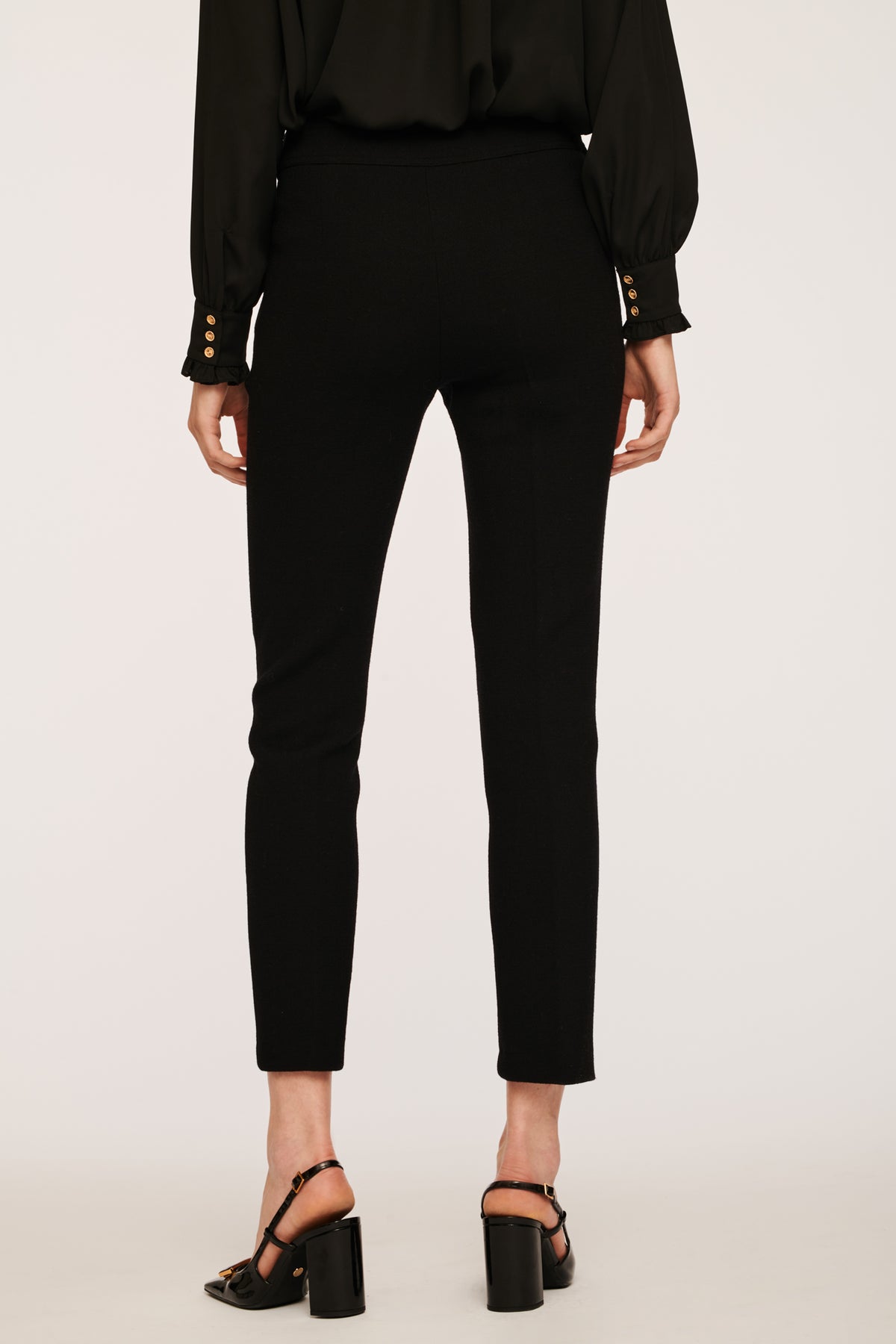 Pantalon crêpe de laine