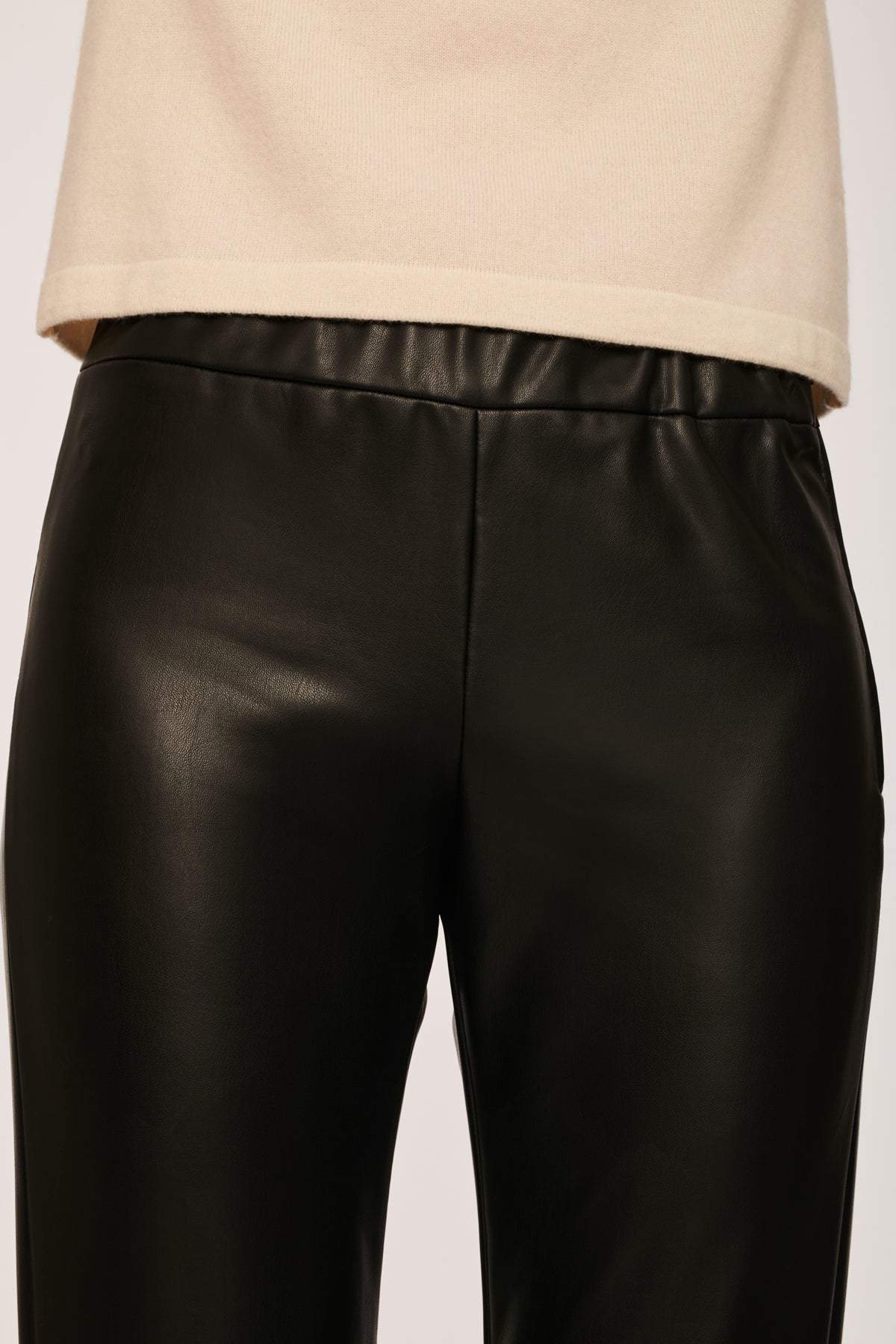 Legging en cuir vegan