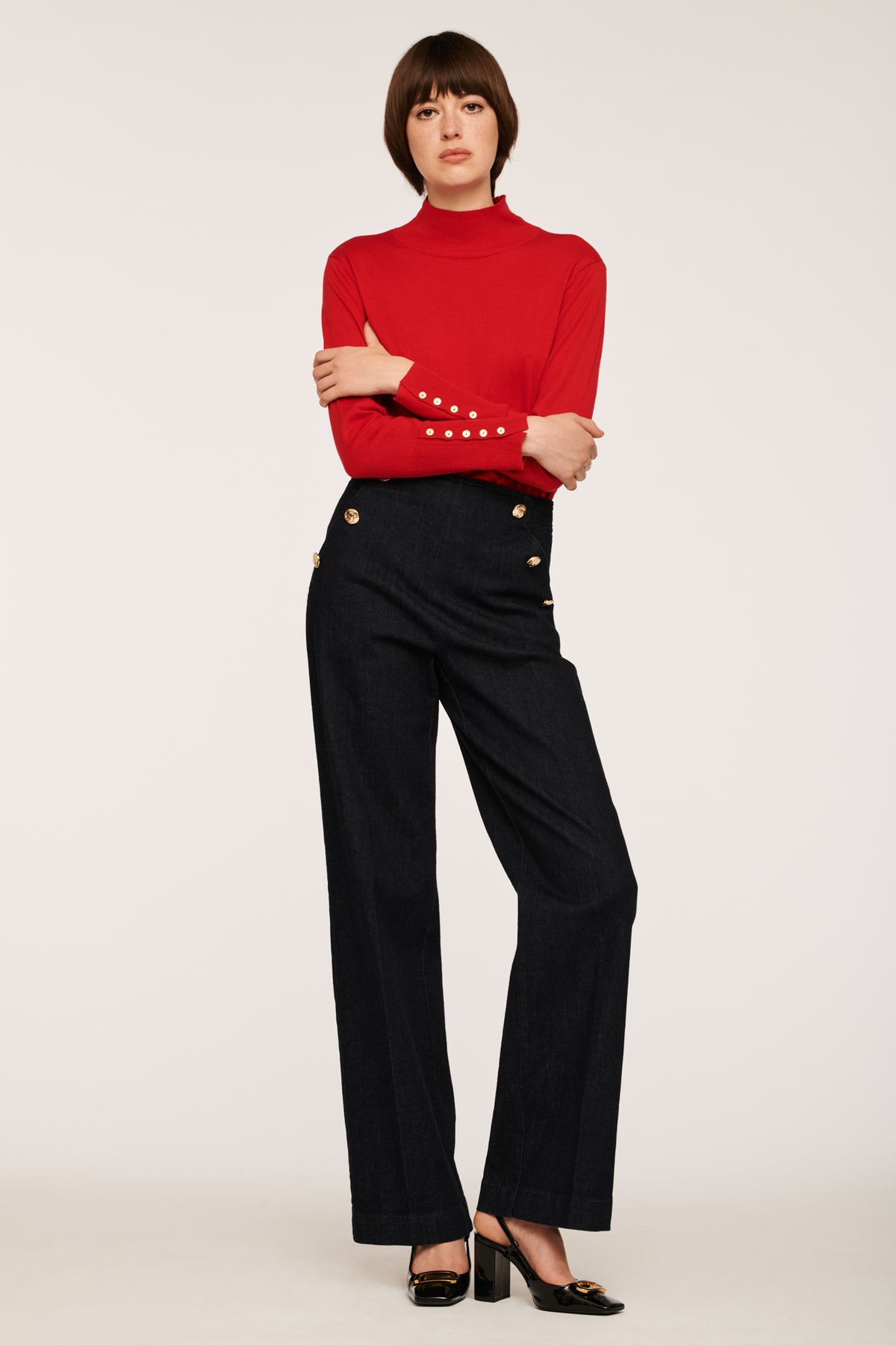 Pantalon à pont