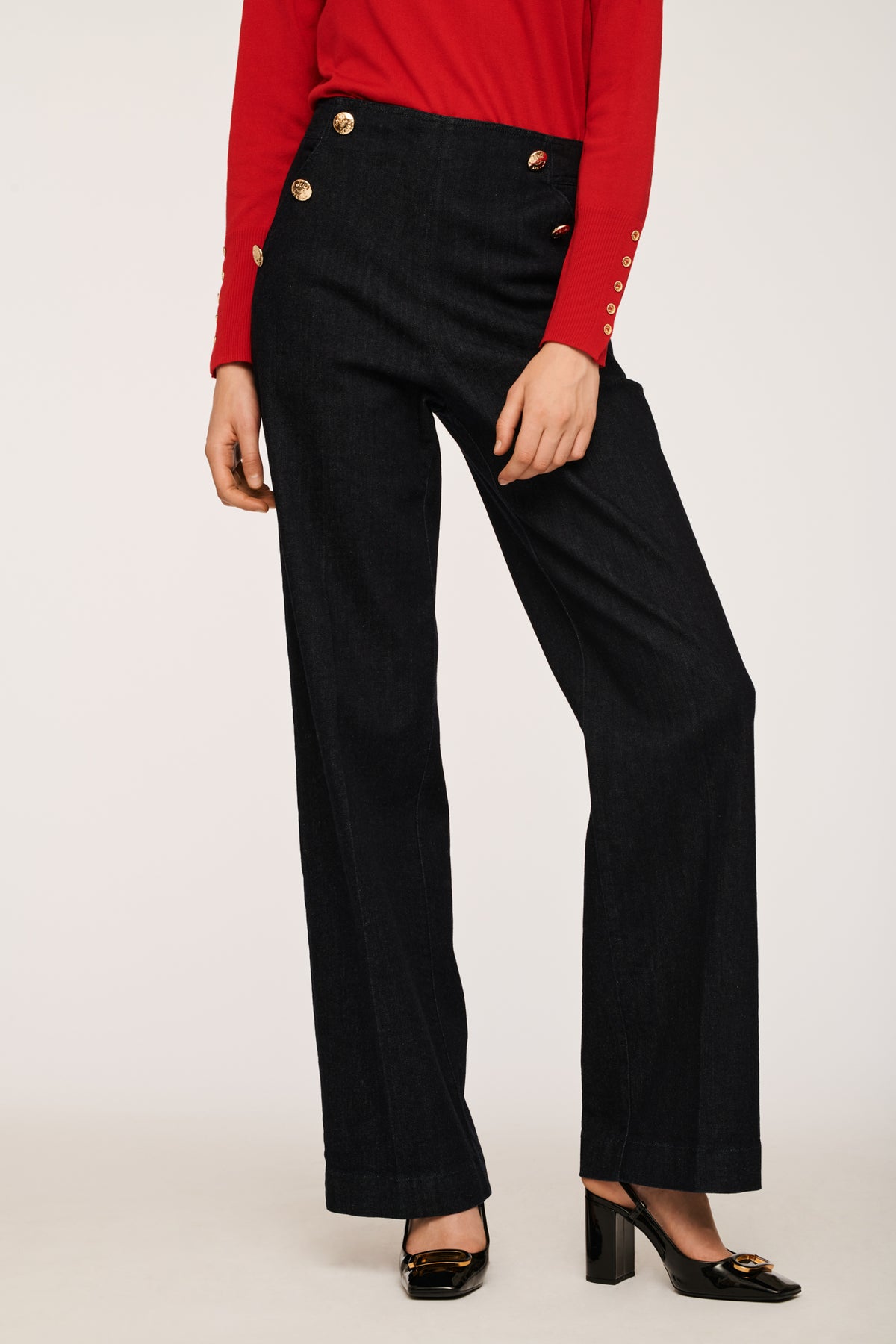 Pantalon à pont
