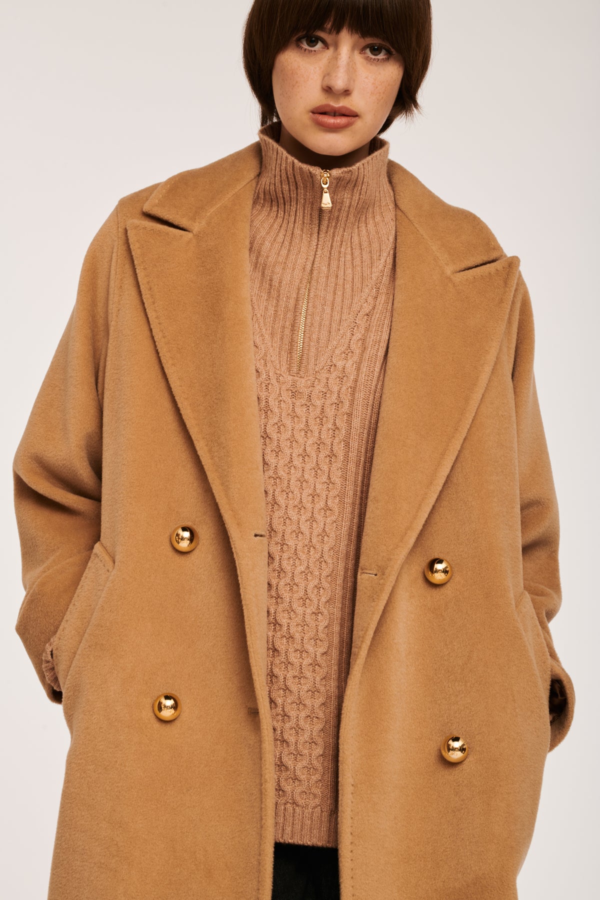 Manteau en laine vierge