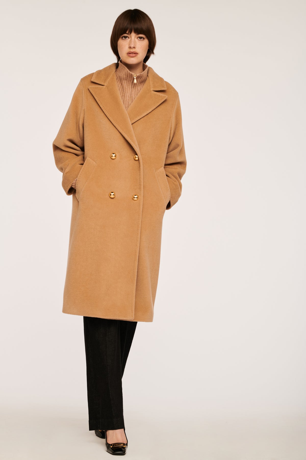 Manteau en laine vierge