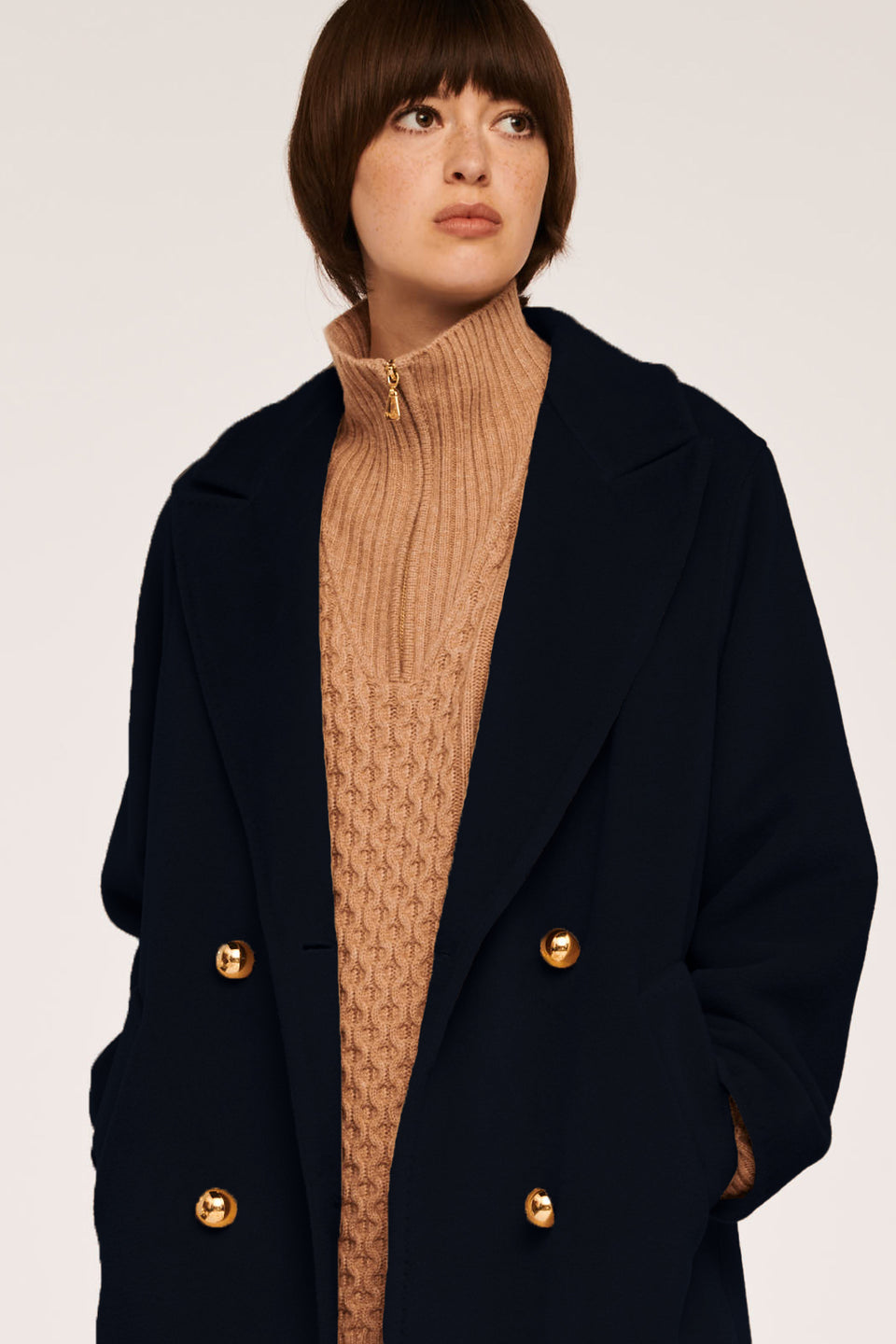 Manteau en laine vierge