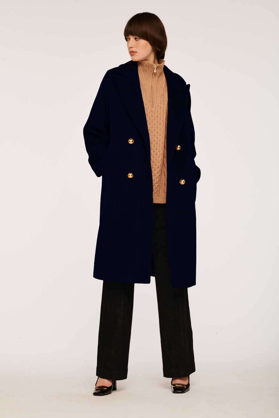Manteau en laine vierge
