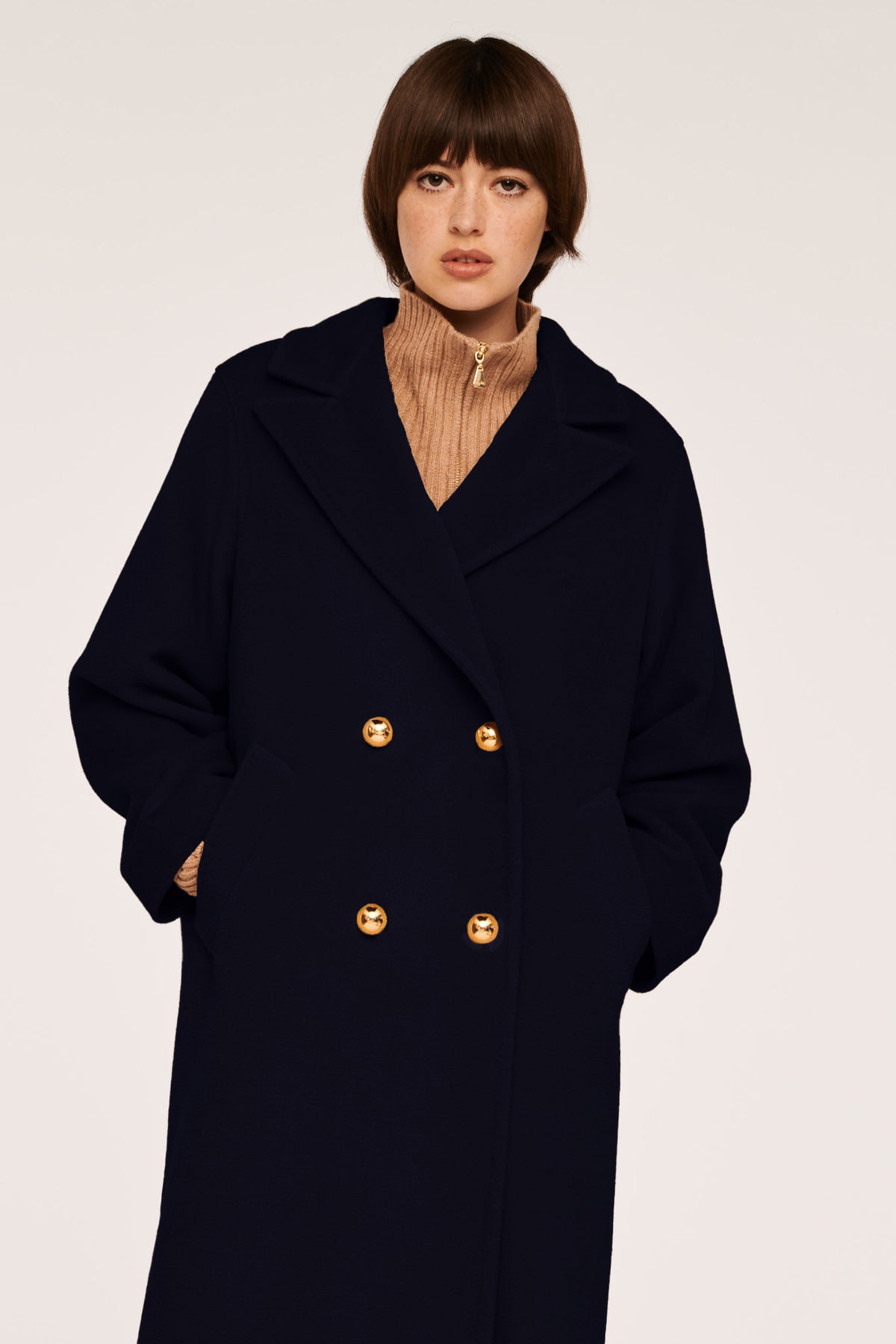 Manteau en laine vierge