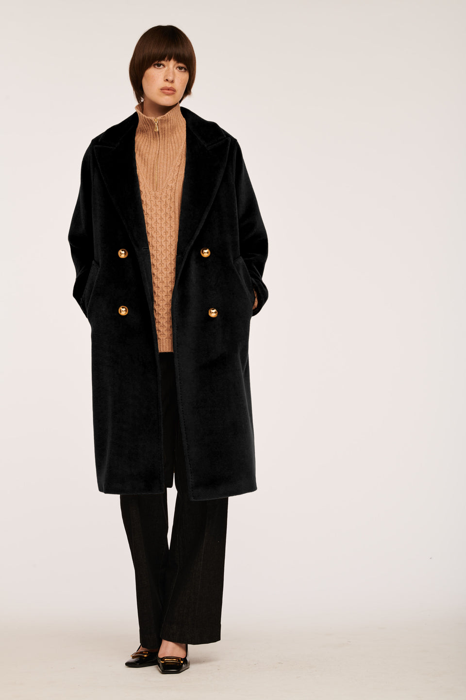 Manteau en laine vierge