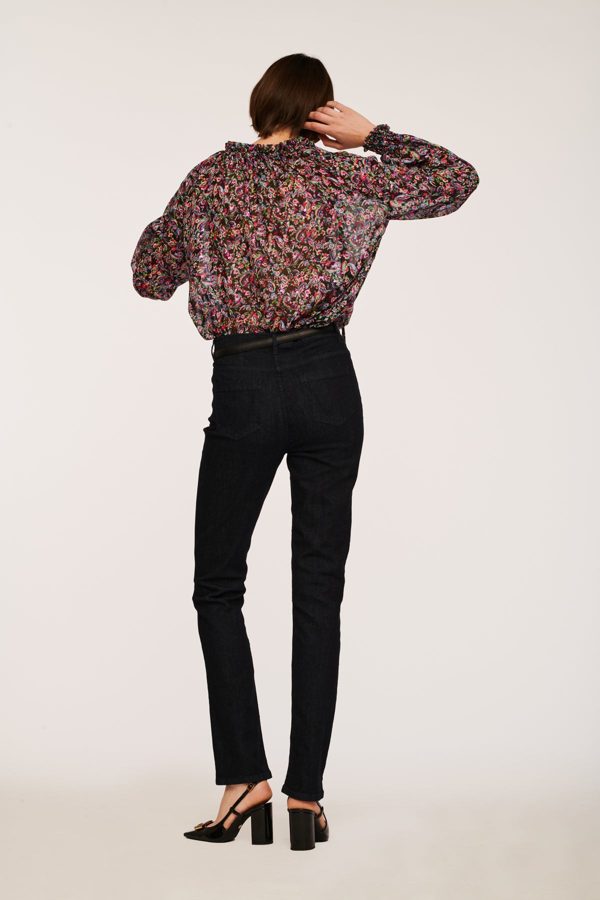 Blouse fluide imprimée esprit bohème