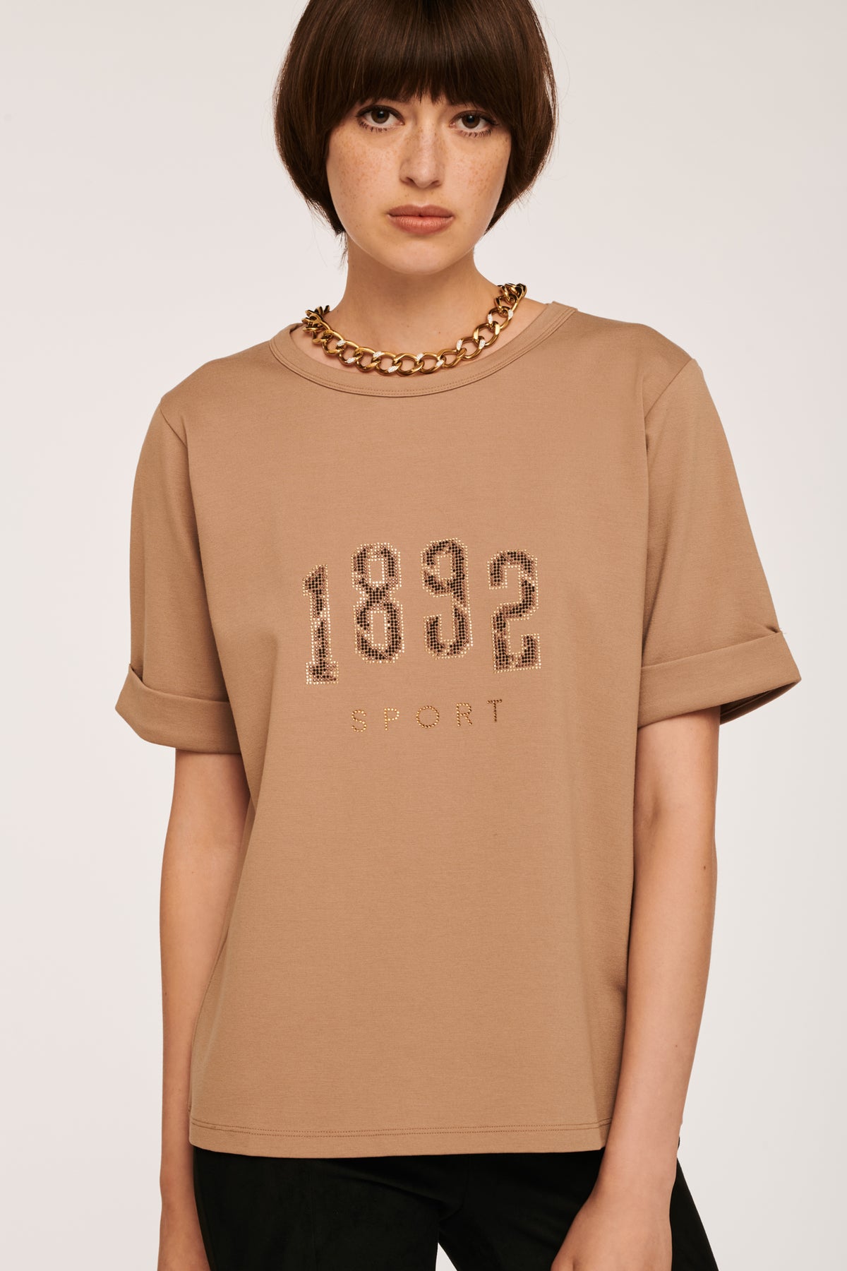 T-shirt 1892 strass et studs