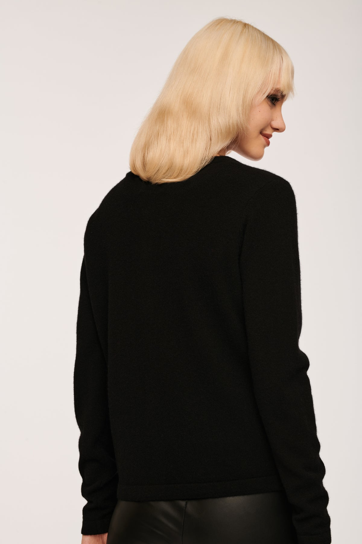 Cardigan à strass en cachemire