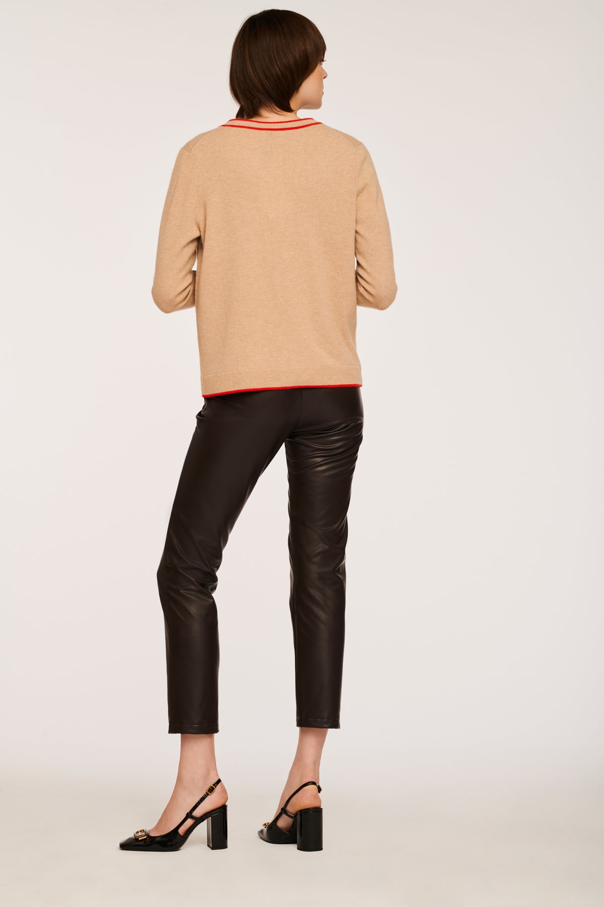 Cardigan bi-color en cachemire