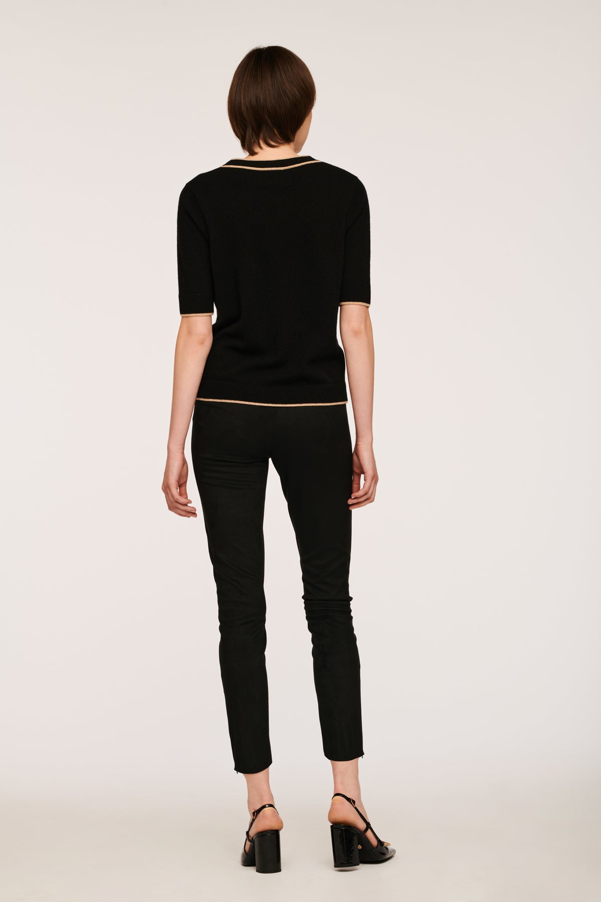 Pull bi-color en cachemire