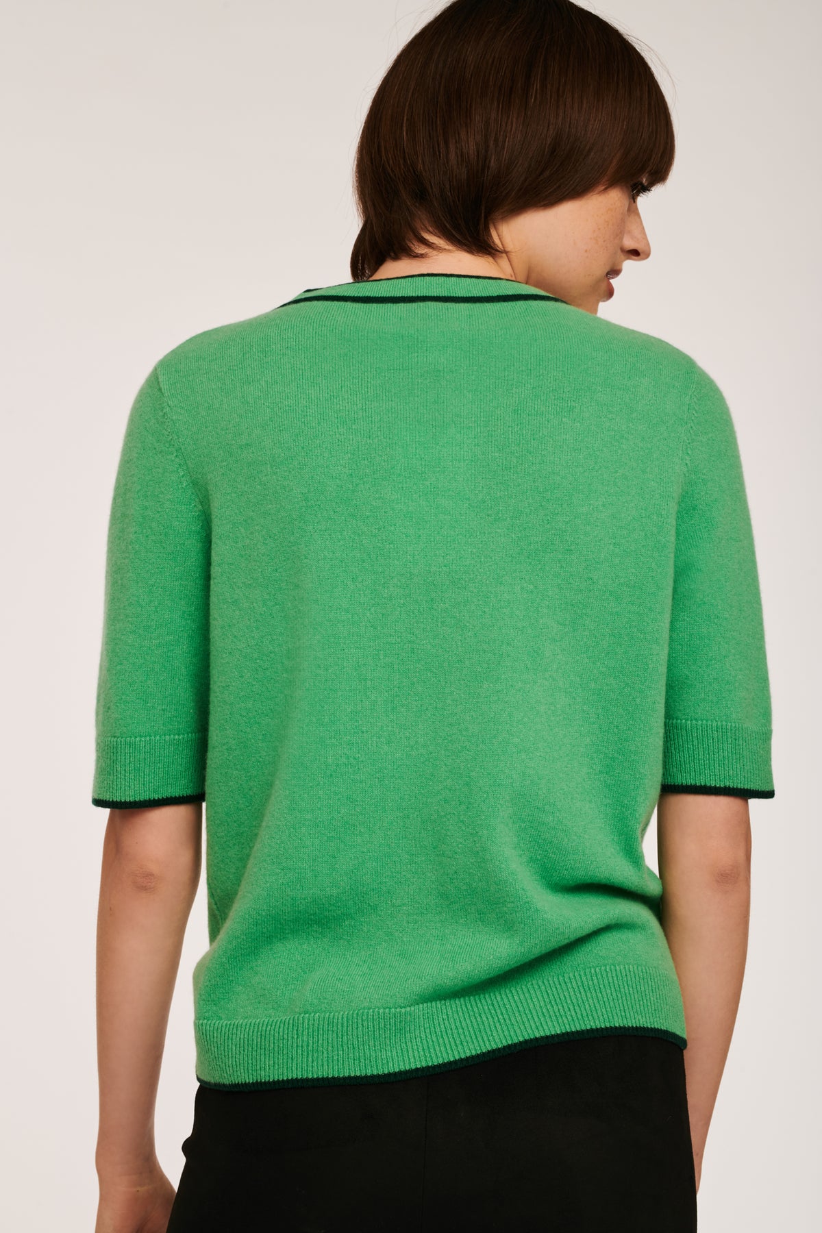 Pull bi-color en cachemire