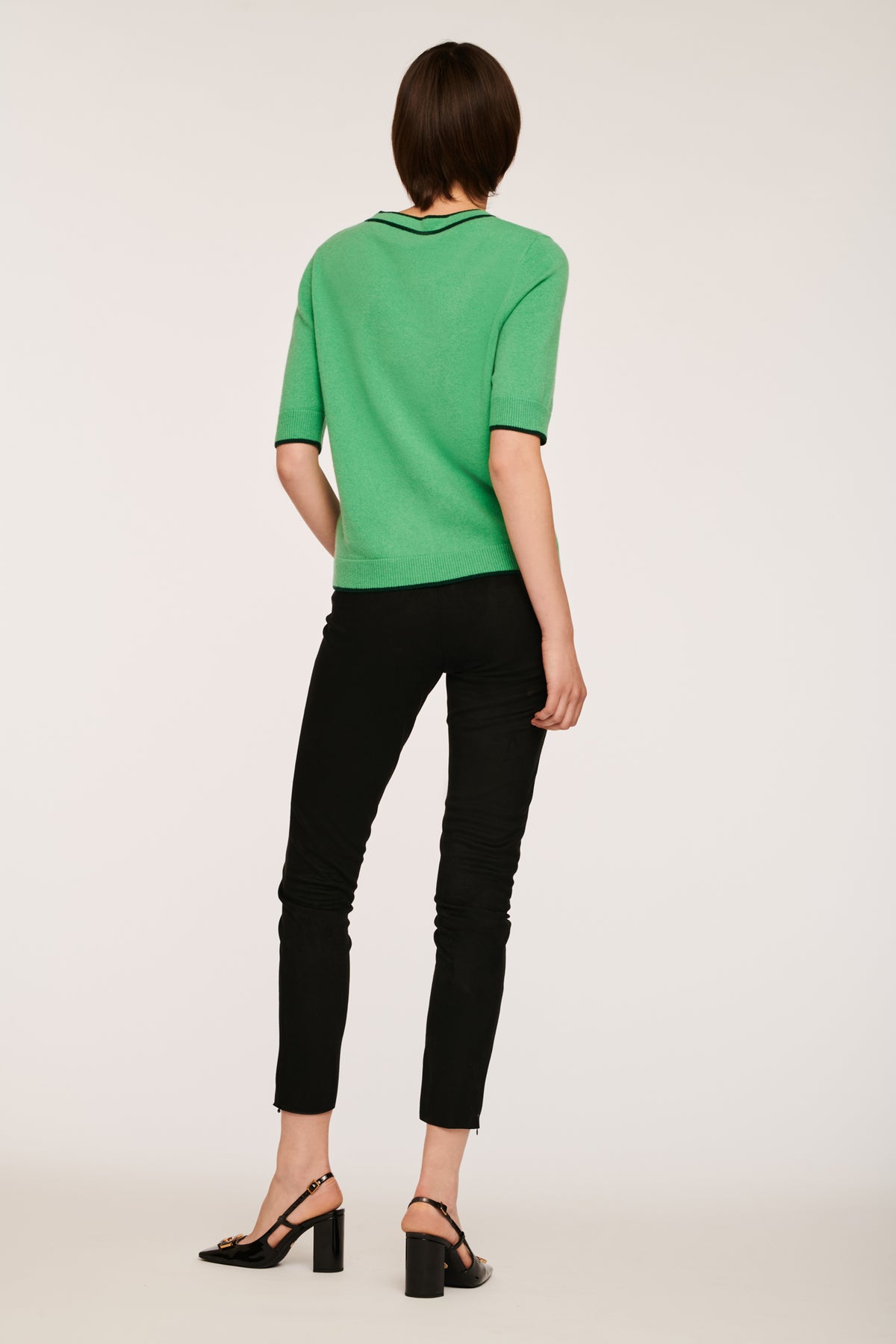 Pull bi-color en cachemire