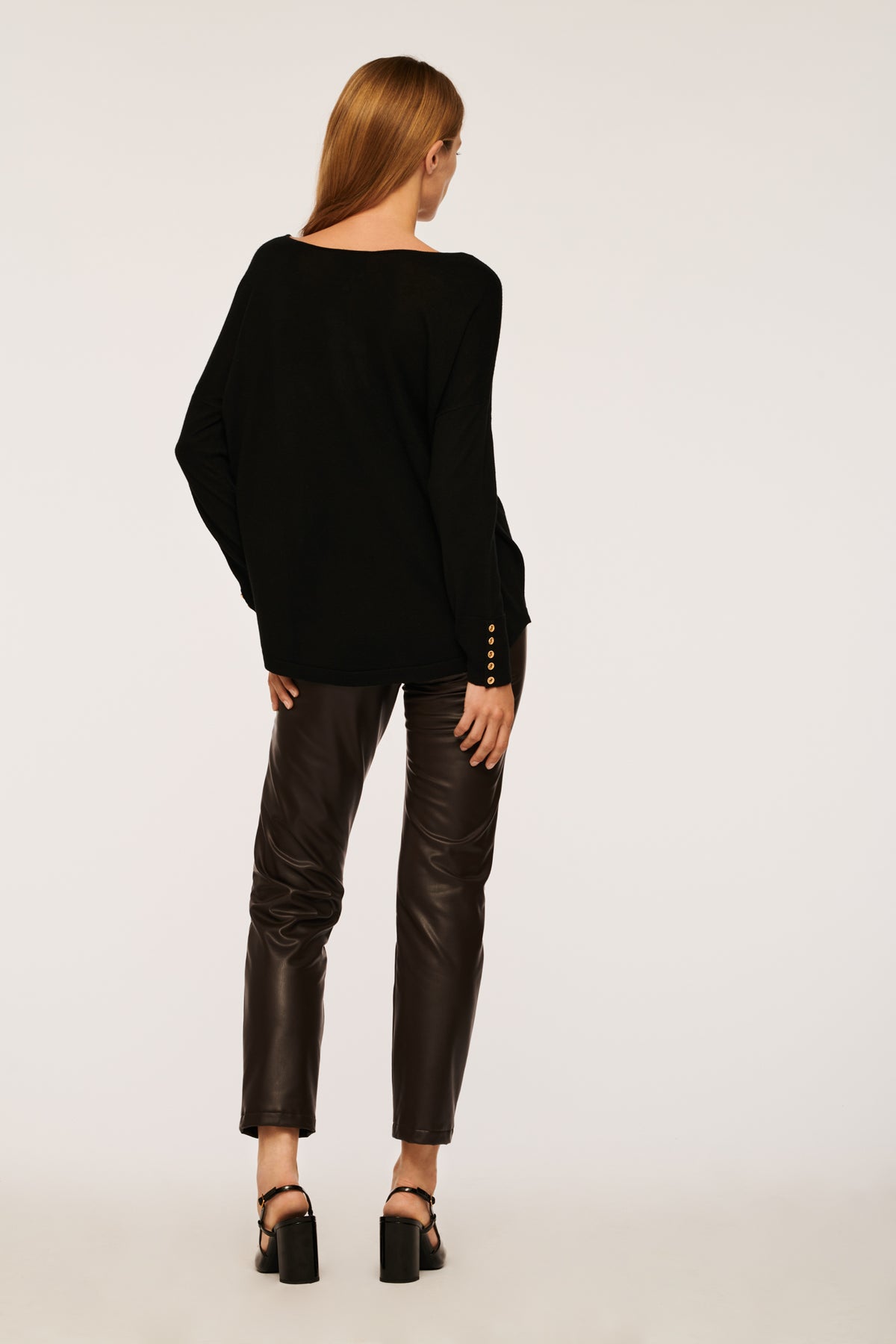 Pull col rond soie et cachemire