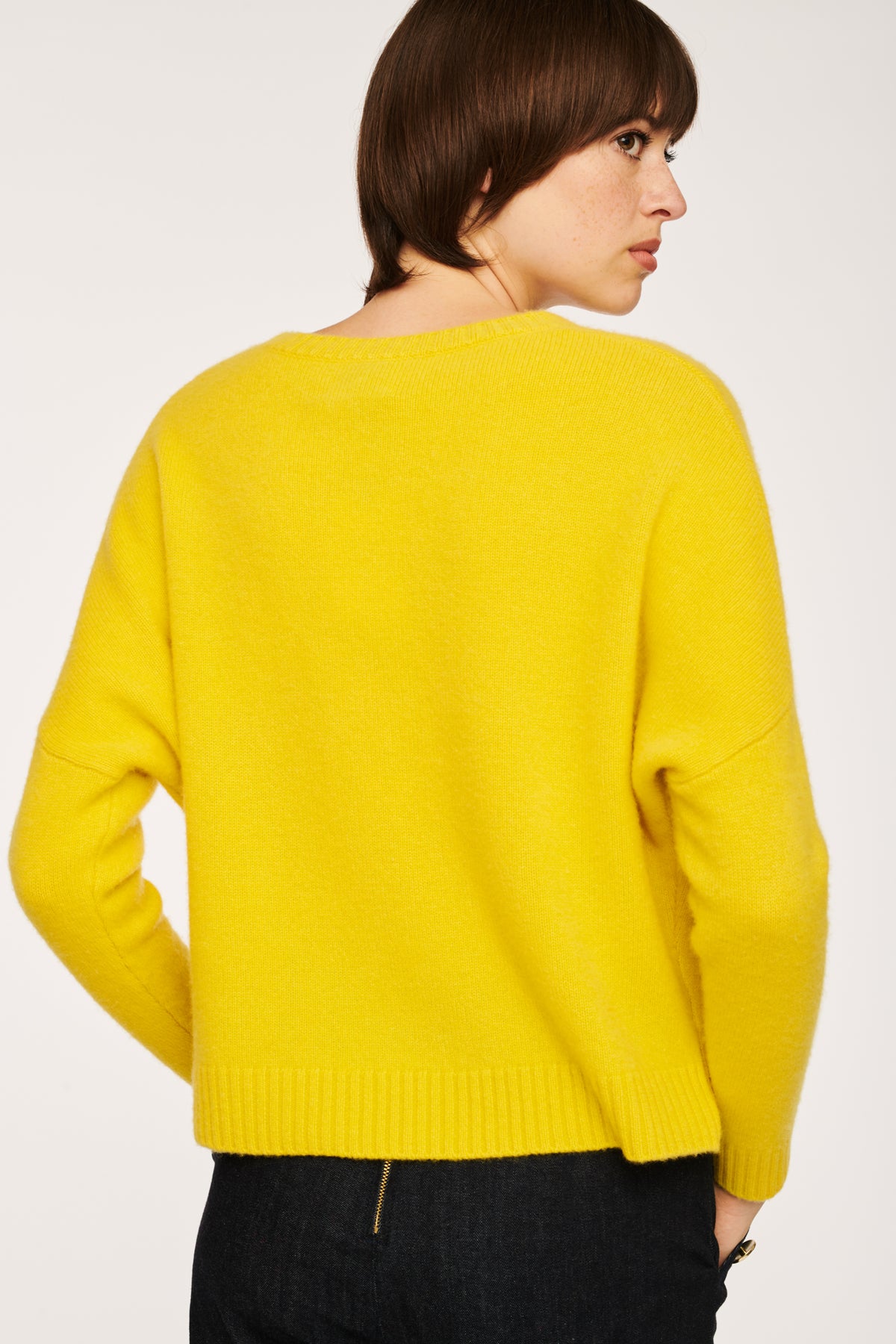 Pull col rond en cachemire
