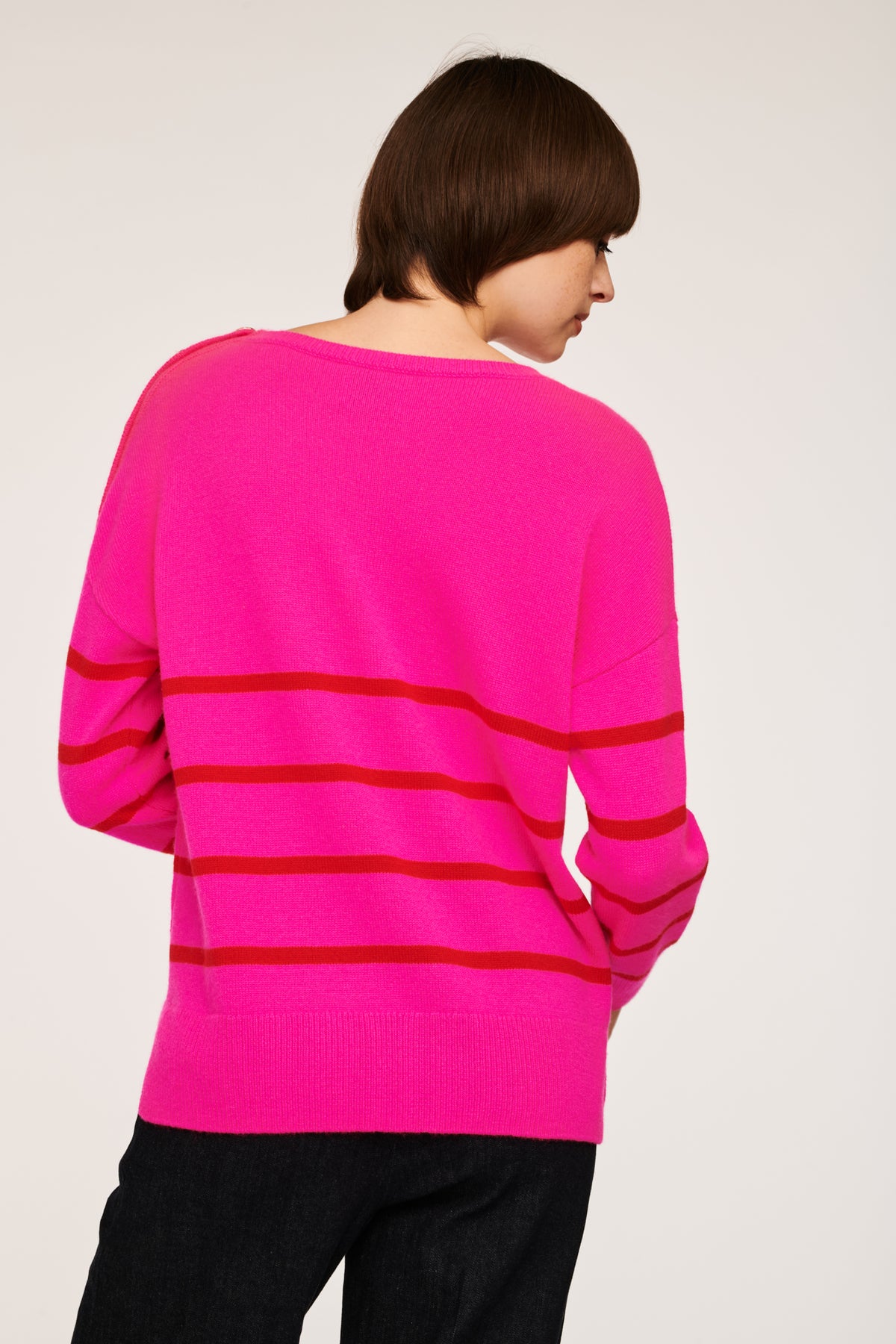 Pull marinière manches longues