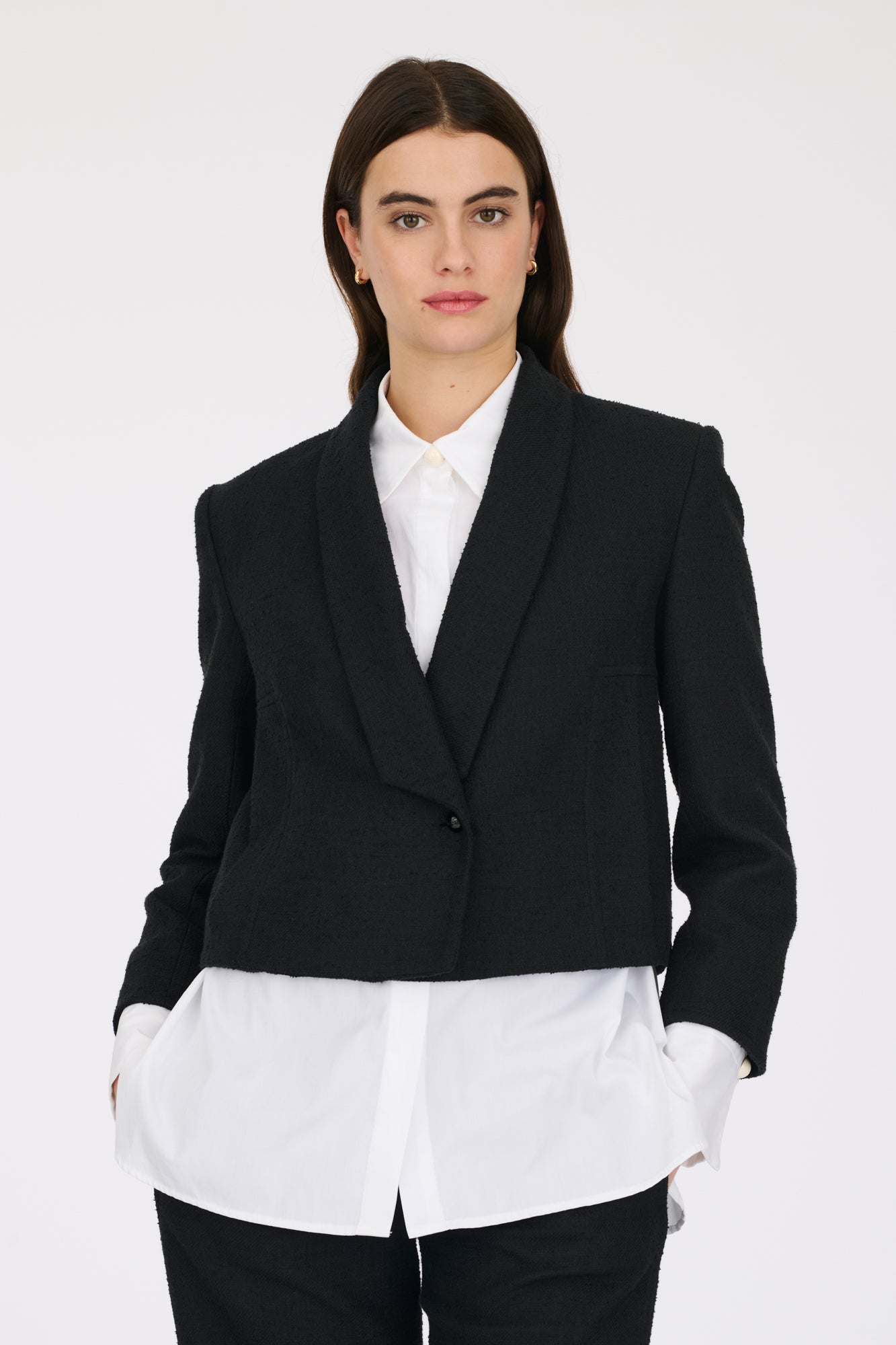 Kimono smoking jacket