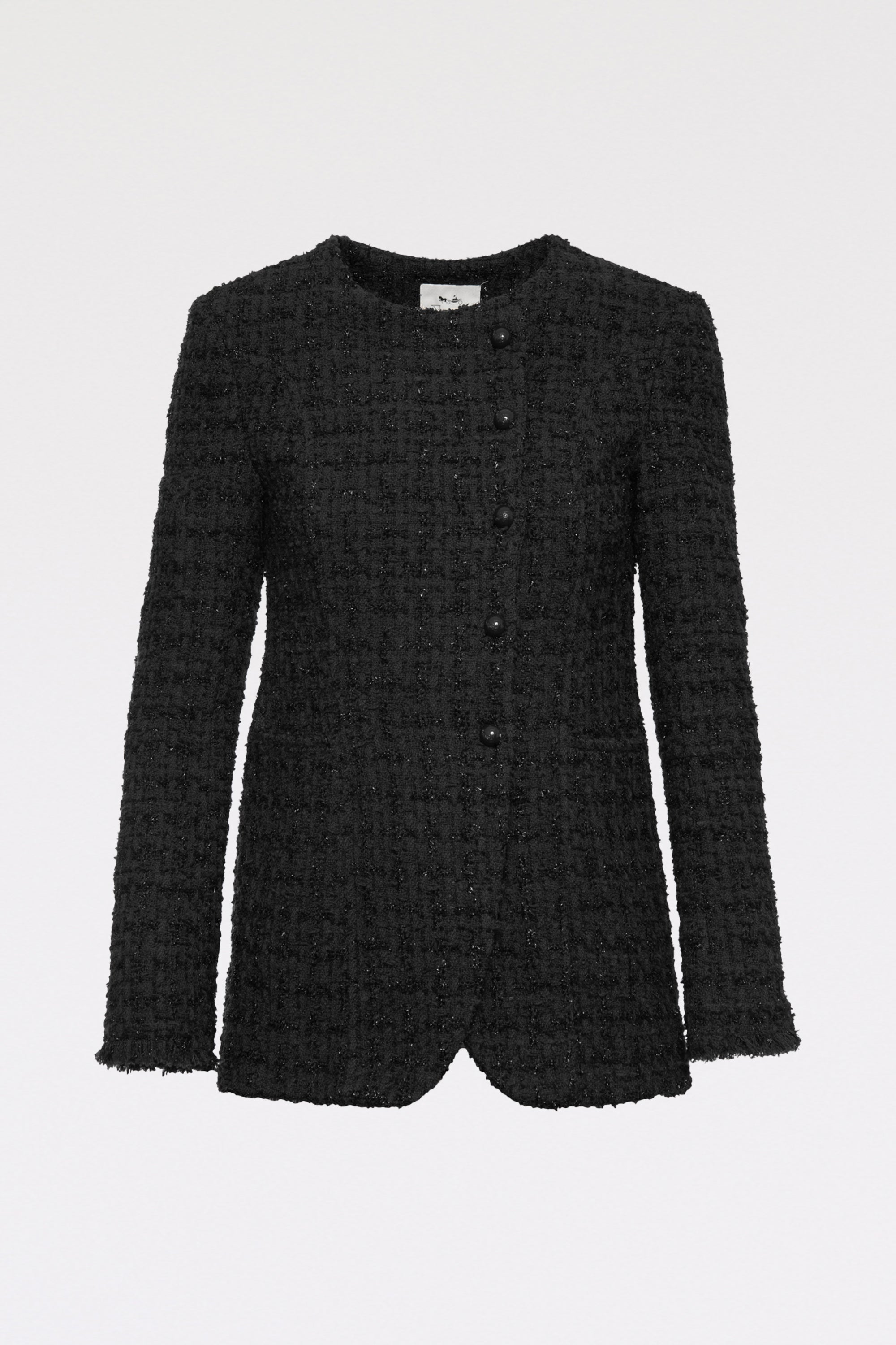 Double-breasted tweed jacket 