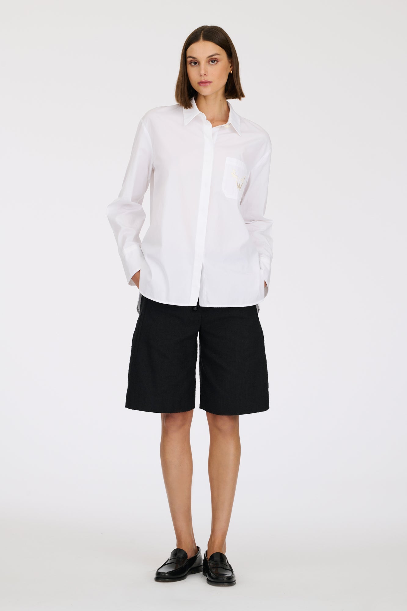 Tweed Bermuda shorts