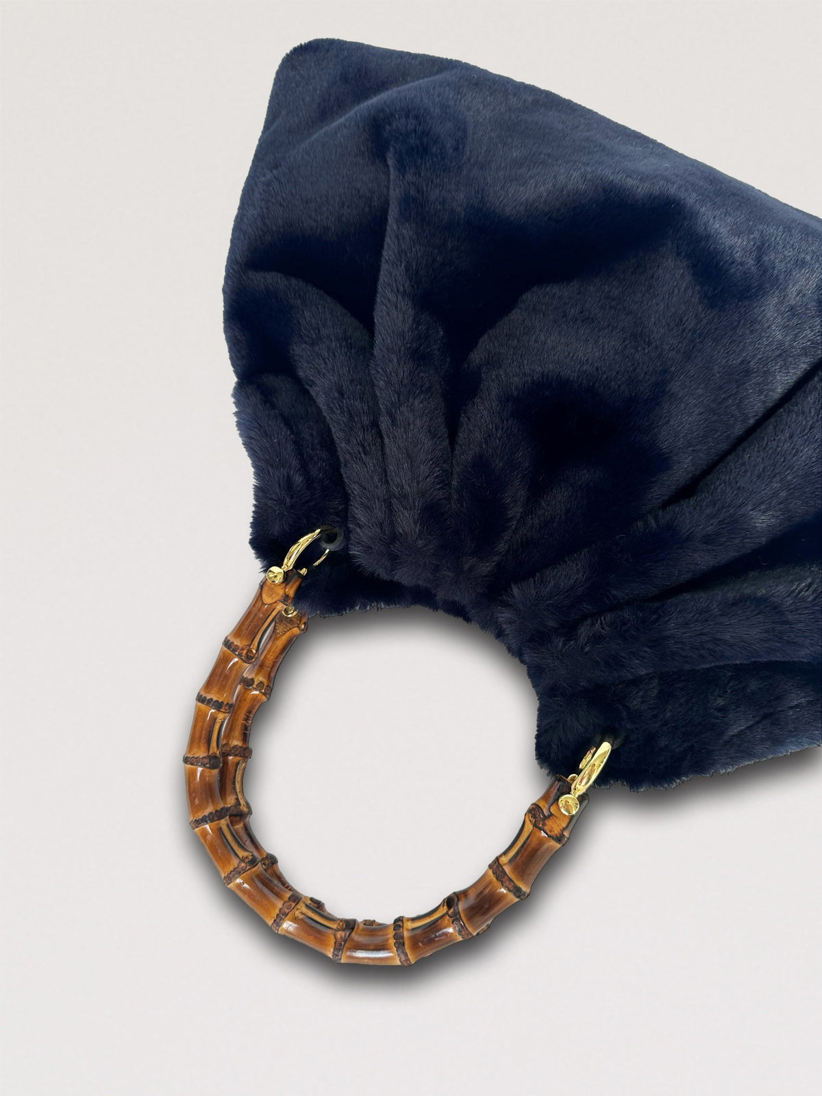 Sac bambou en fourrure vegan