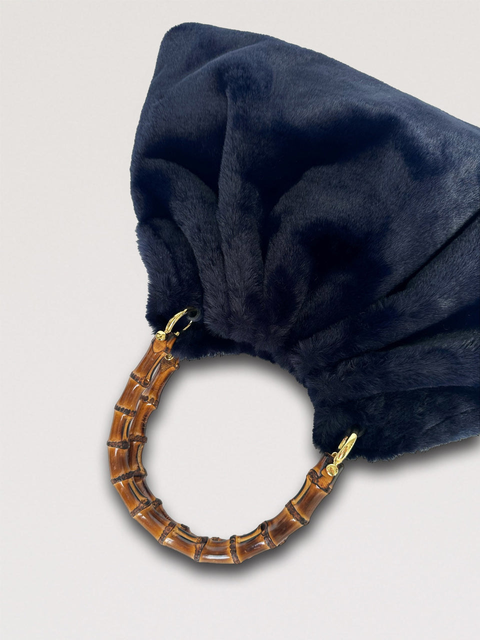 Sac bambou en fourrure vegan