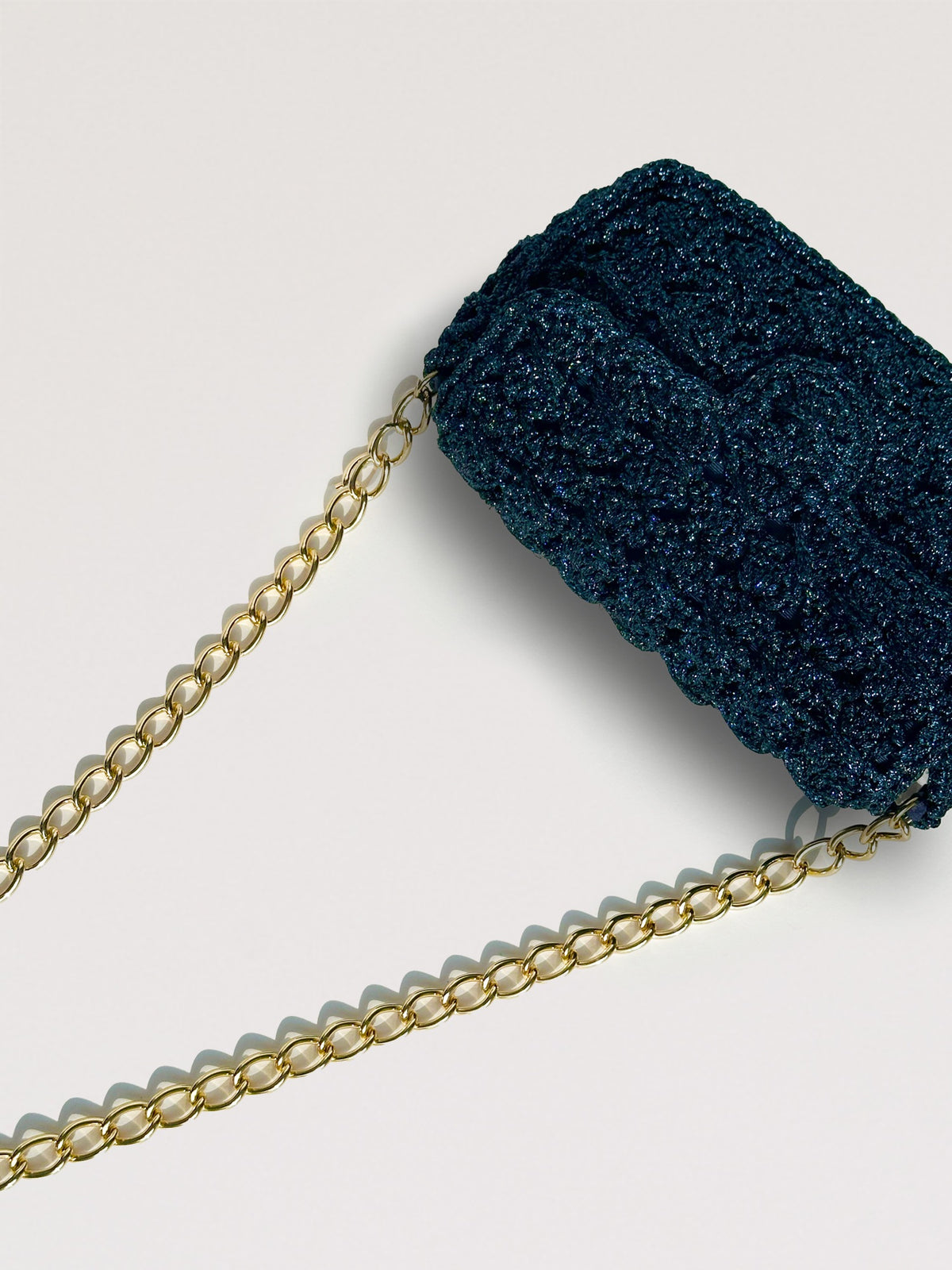 Sac matelassé en lurex
