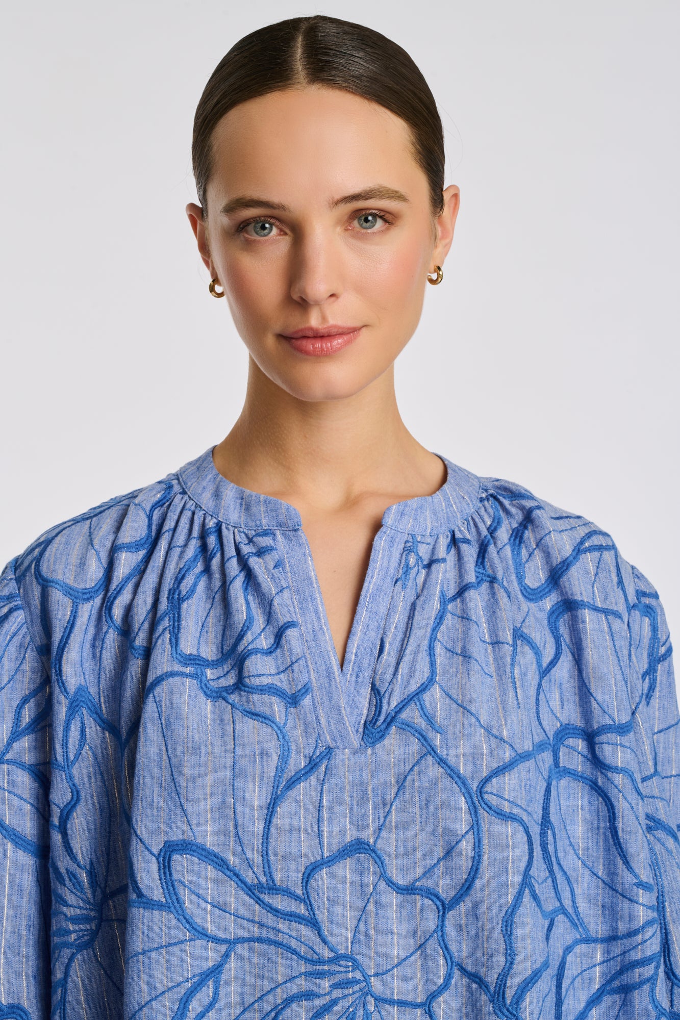 Blouse brodée