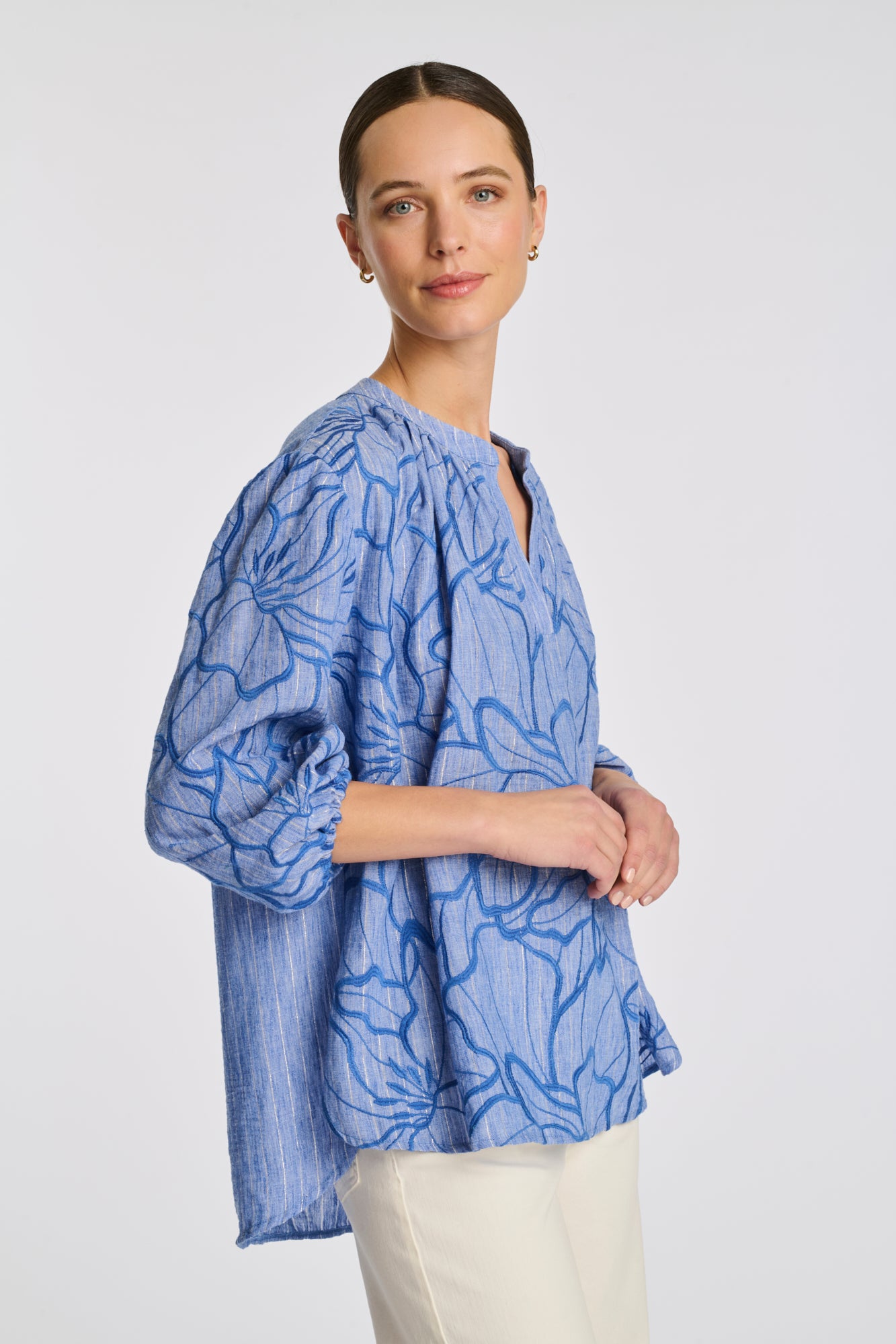 Blouse brodée